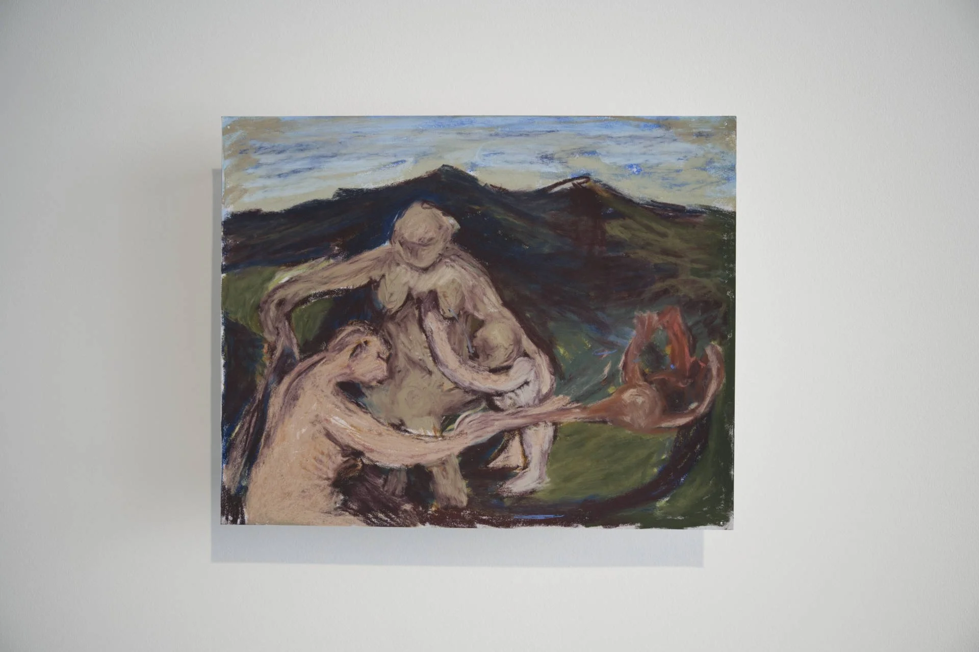   Non-transcendentally Figurative-3  24 × 30 cm Soft Pastel on Pastelmat 