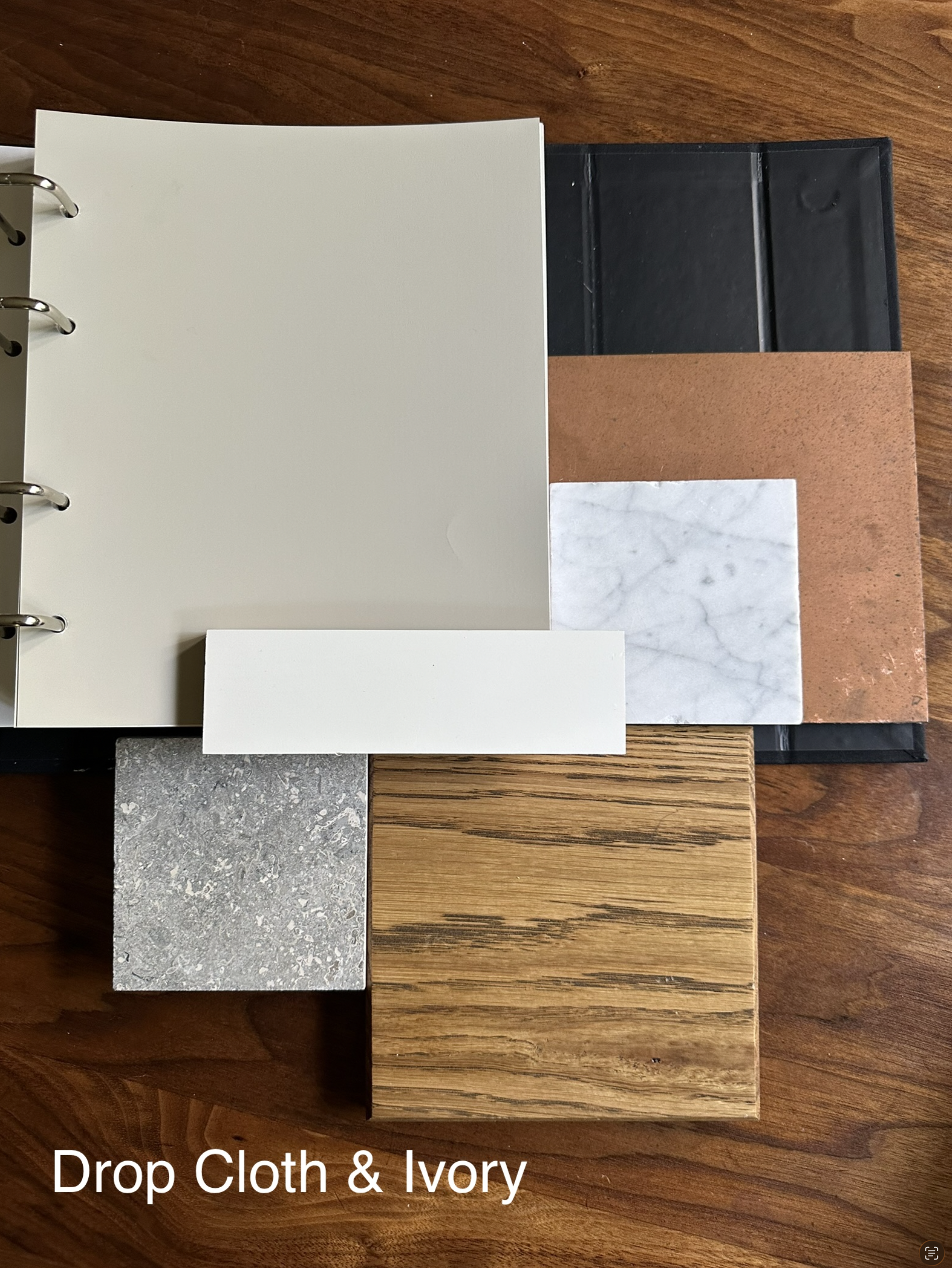 Material Samples Gathered Together
