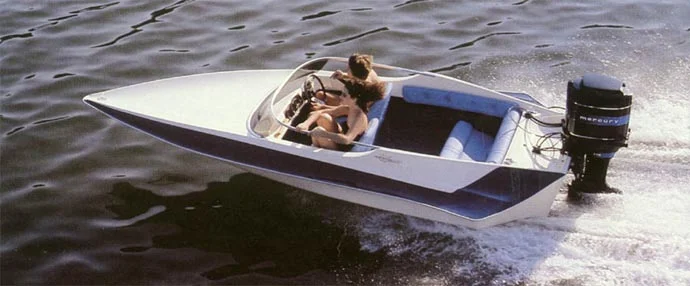 Hydrostream of Minnesota, made many boats in the 15 to 17' foot range. Very unique designs and very fast. Quality was not the best but they are a great starting point for a project. 
