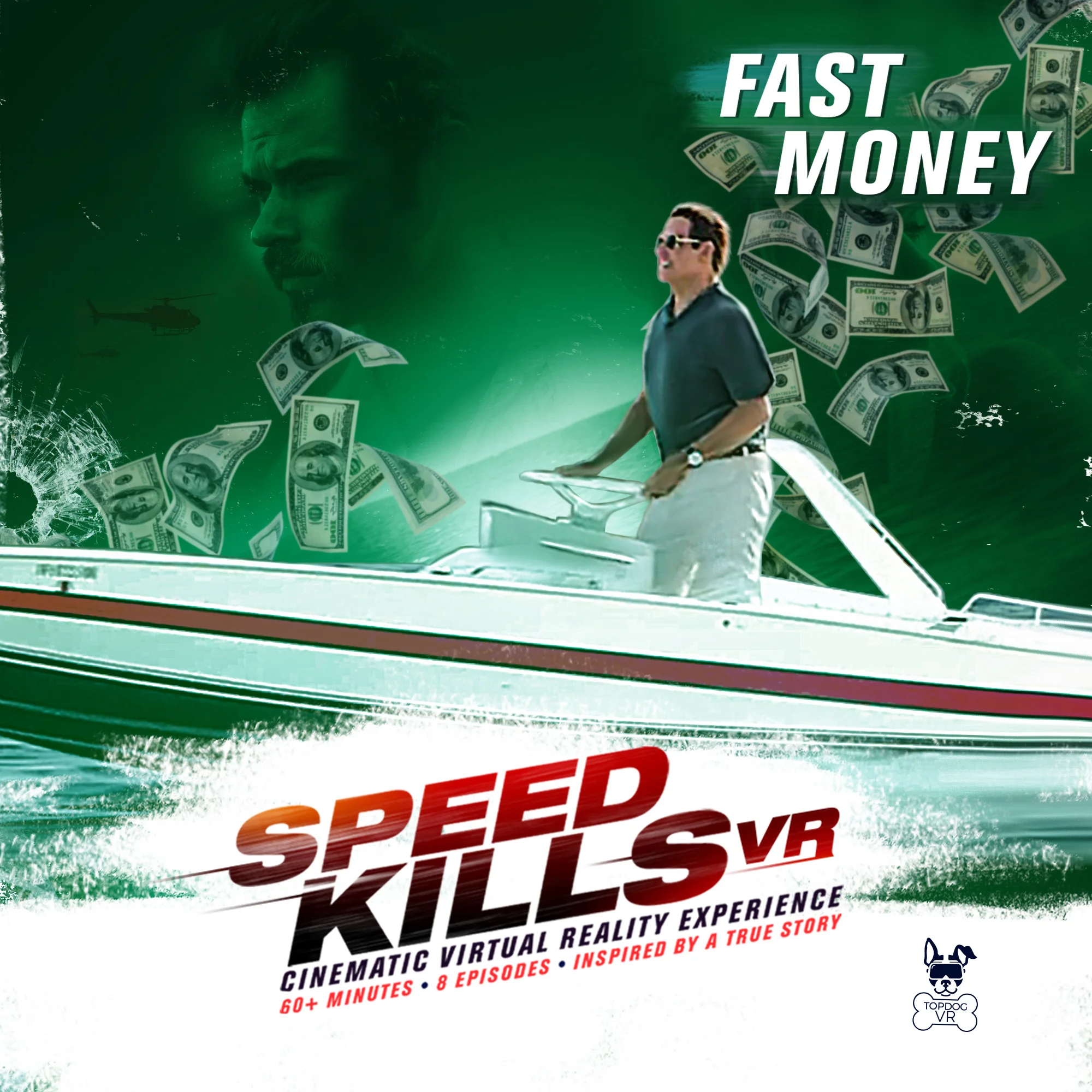 Fast Money, one of eight episodes in the VR series as an additional experience to the film. 