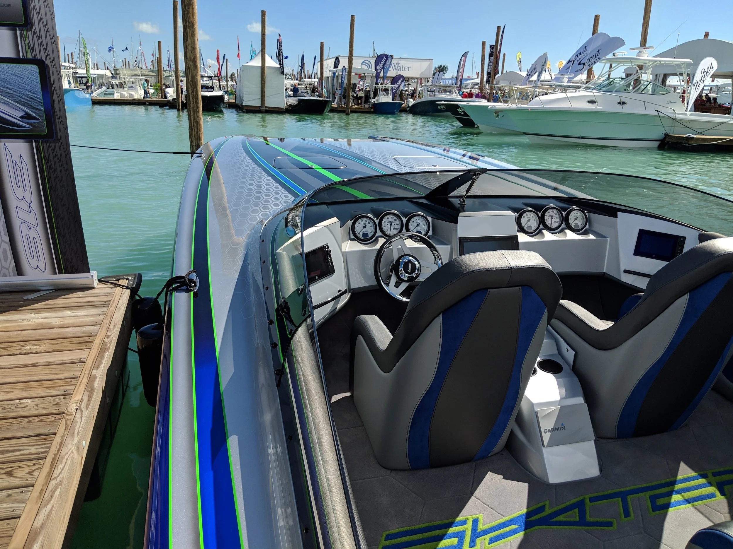 The outboard sport cats are not only incredible performers, they are the epitome of new technology, from build to interior design and technology. A very unique Skater might make an appearance at the roundup! 