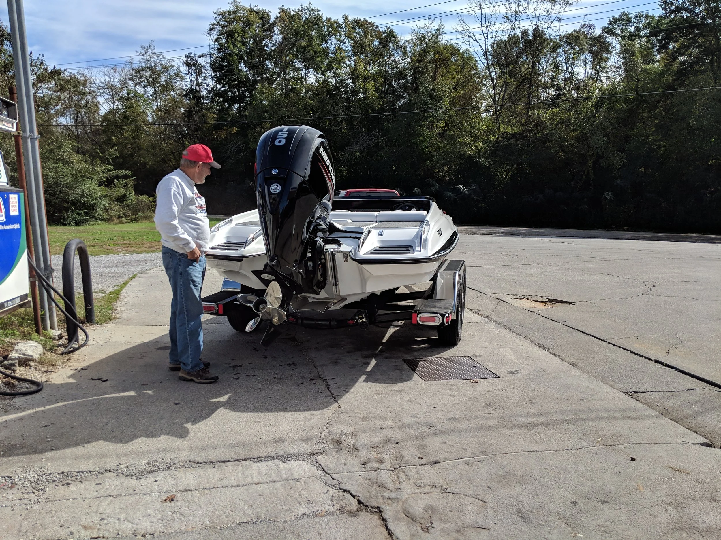We won’t be spending much time or money at the gas station. 10 MPG at 40 MPH. Not bad.
