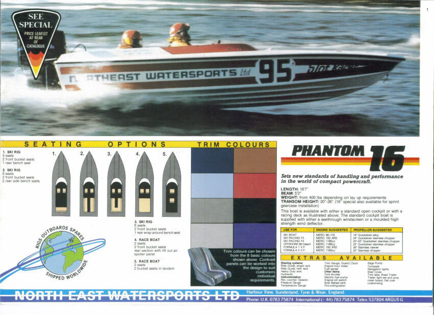 phantom race boat