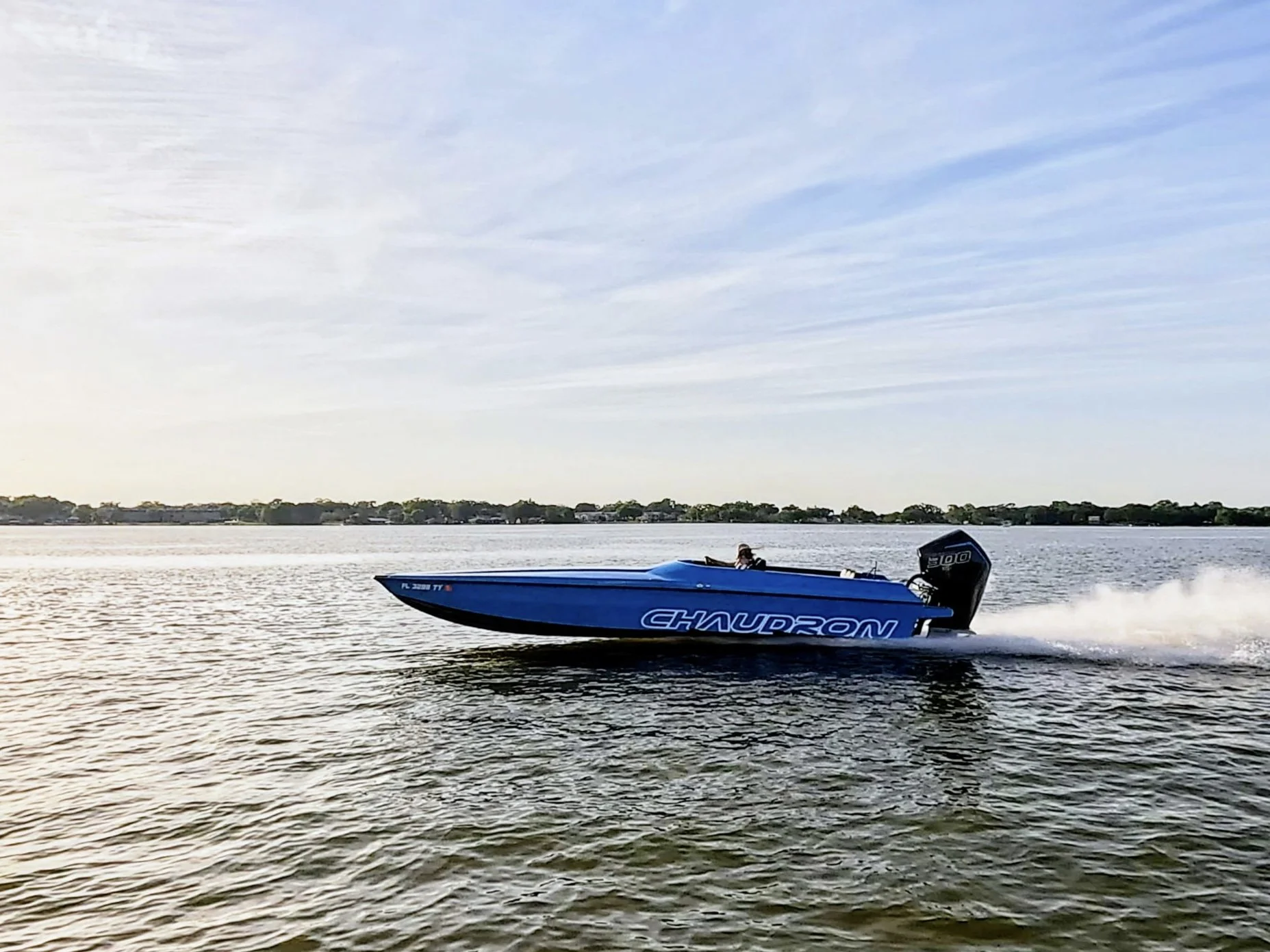 Grabber Blue Chaudron Pro S-25 Mercury Racing 300R Performance Update