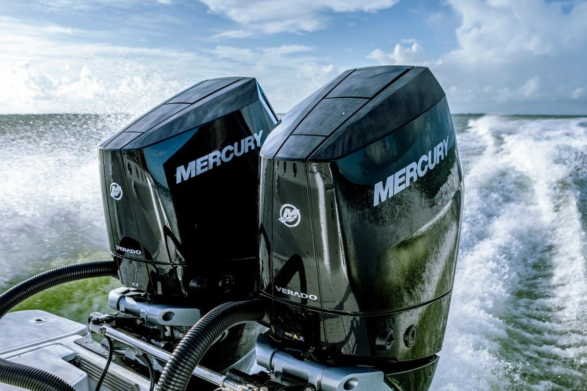 Mercury Marine Goes Big With V10 Verado Outboard Displacement Power Mercury Marine Goes Big With V10 Verado Outboard Displacement Power
