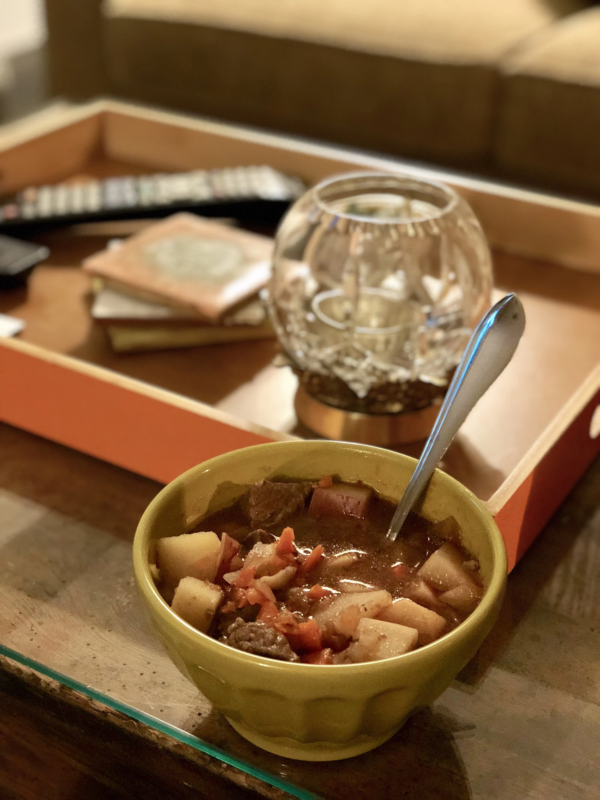Lighter Crockpot Beef Stew