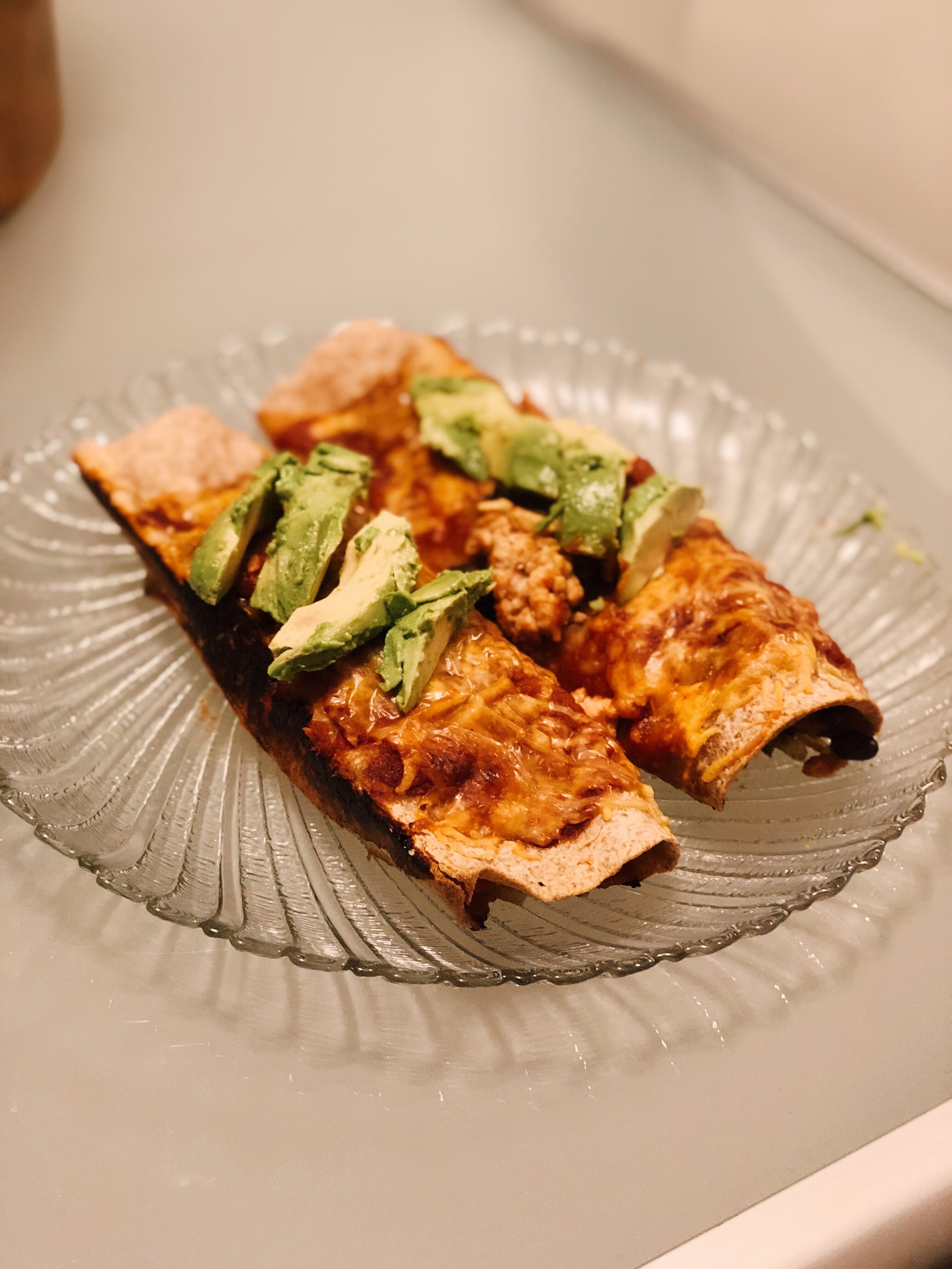 Ground Turkey and Black Bean Enchiladas