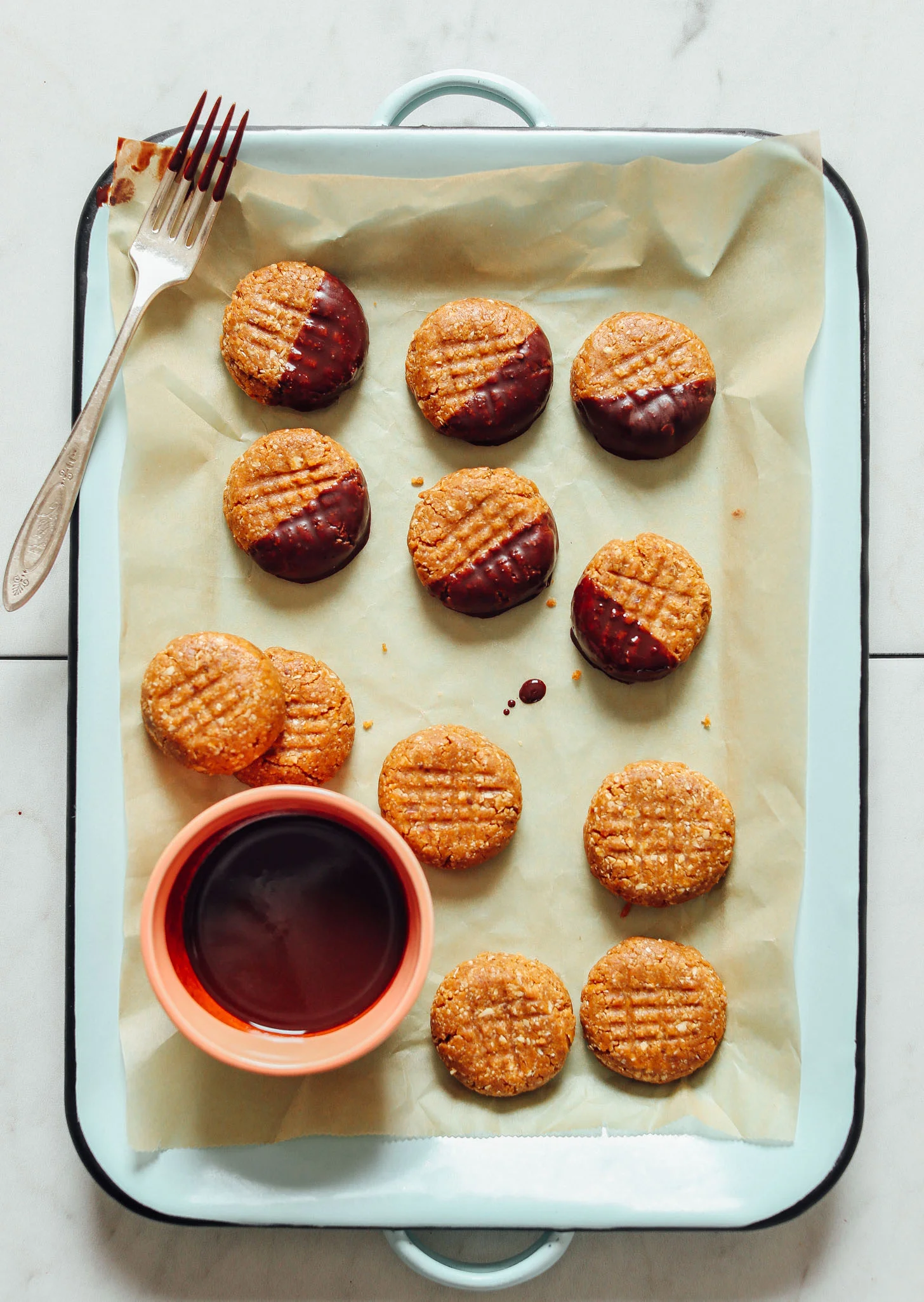 3-Ingredient No-Bake Peanut Butter Cookies