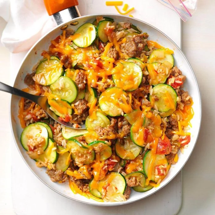 Zucchini Sausage Bake