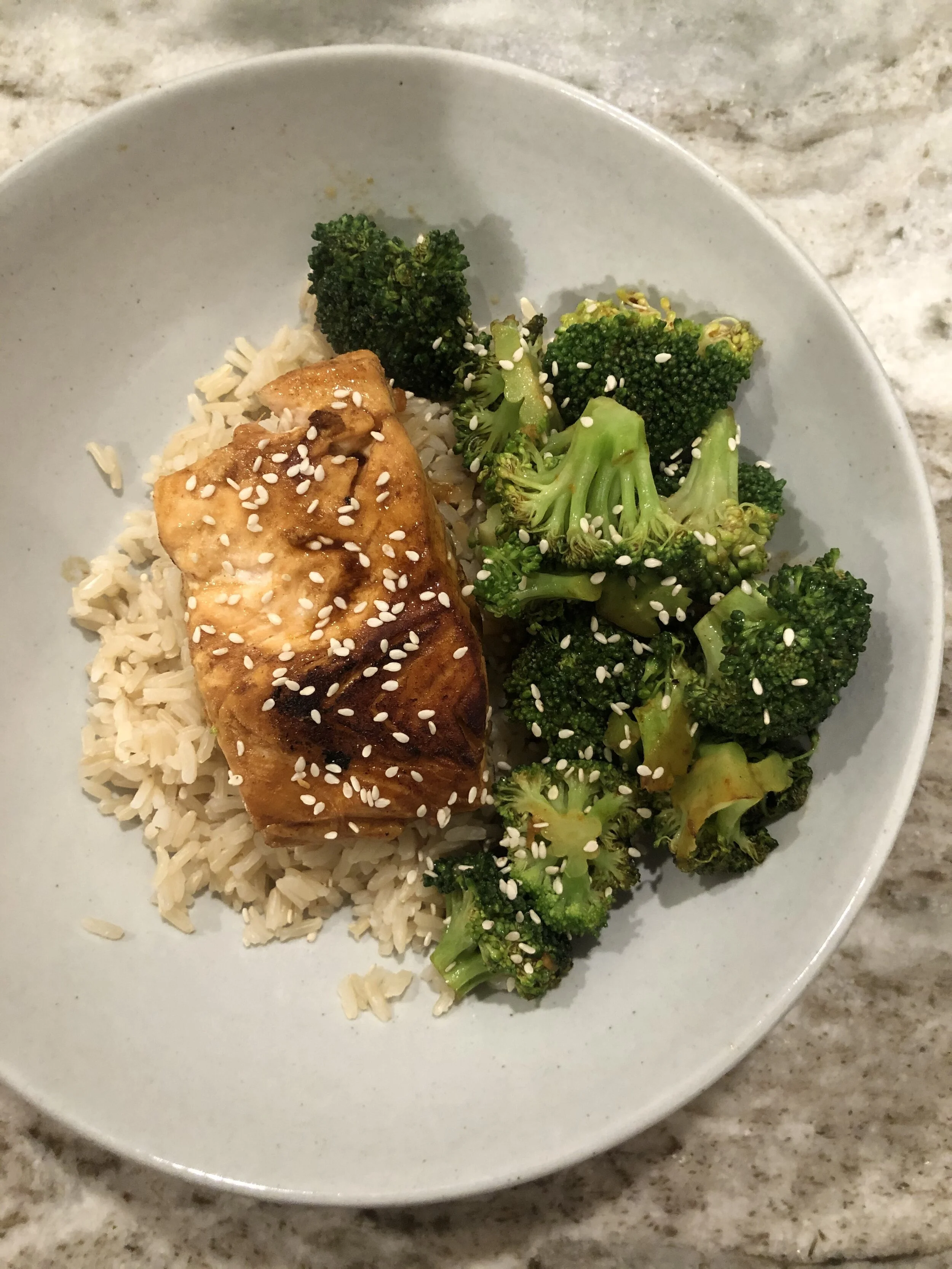 Easy Salmon and Broccoli Teriyaki