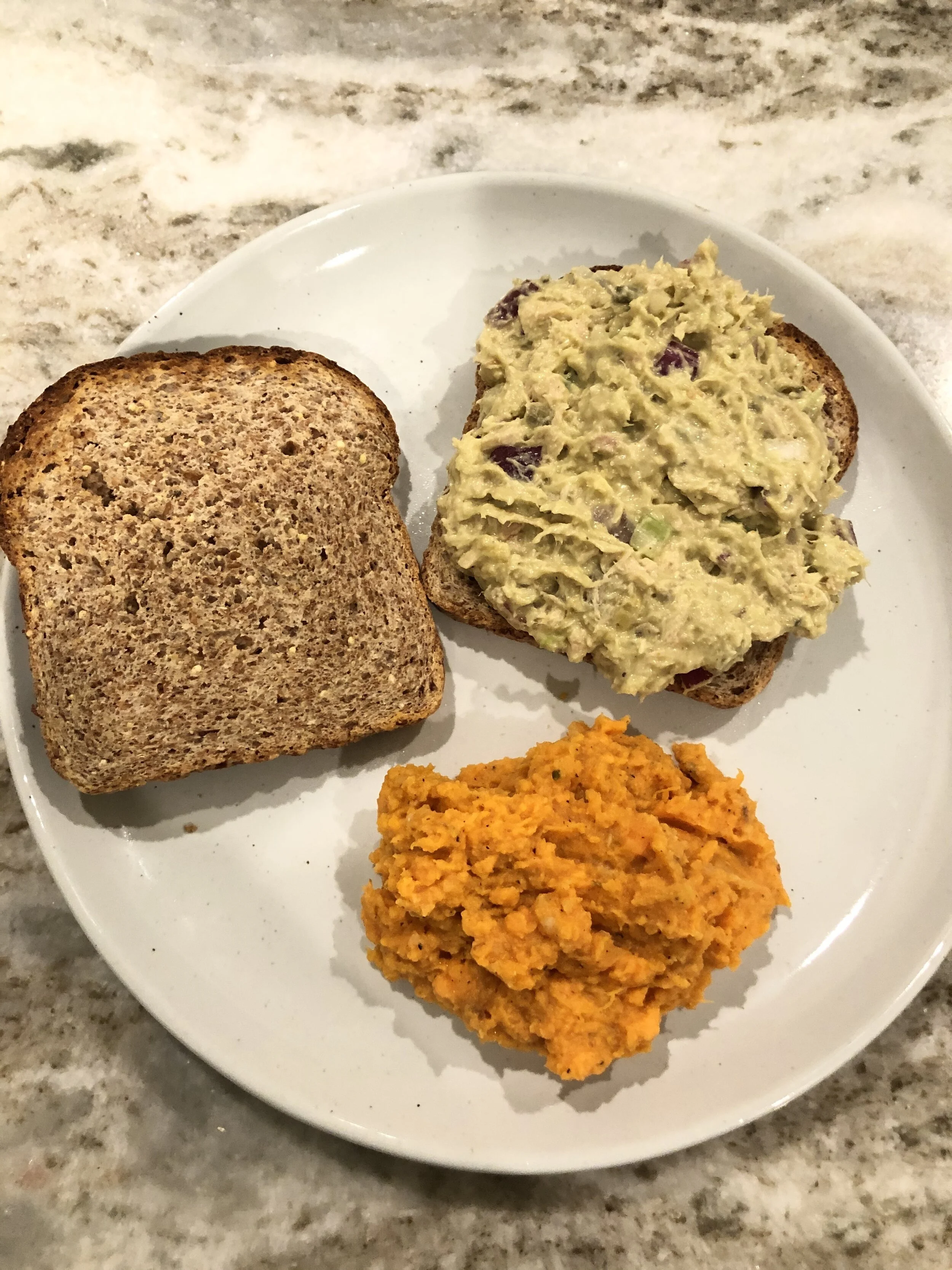 Light Tuna Salad with Avocado and Greek Yogurt