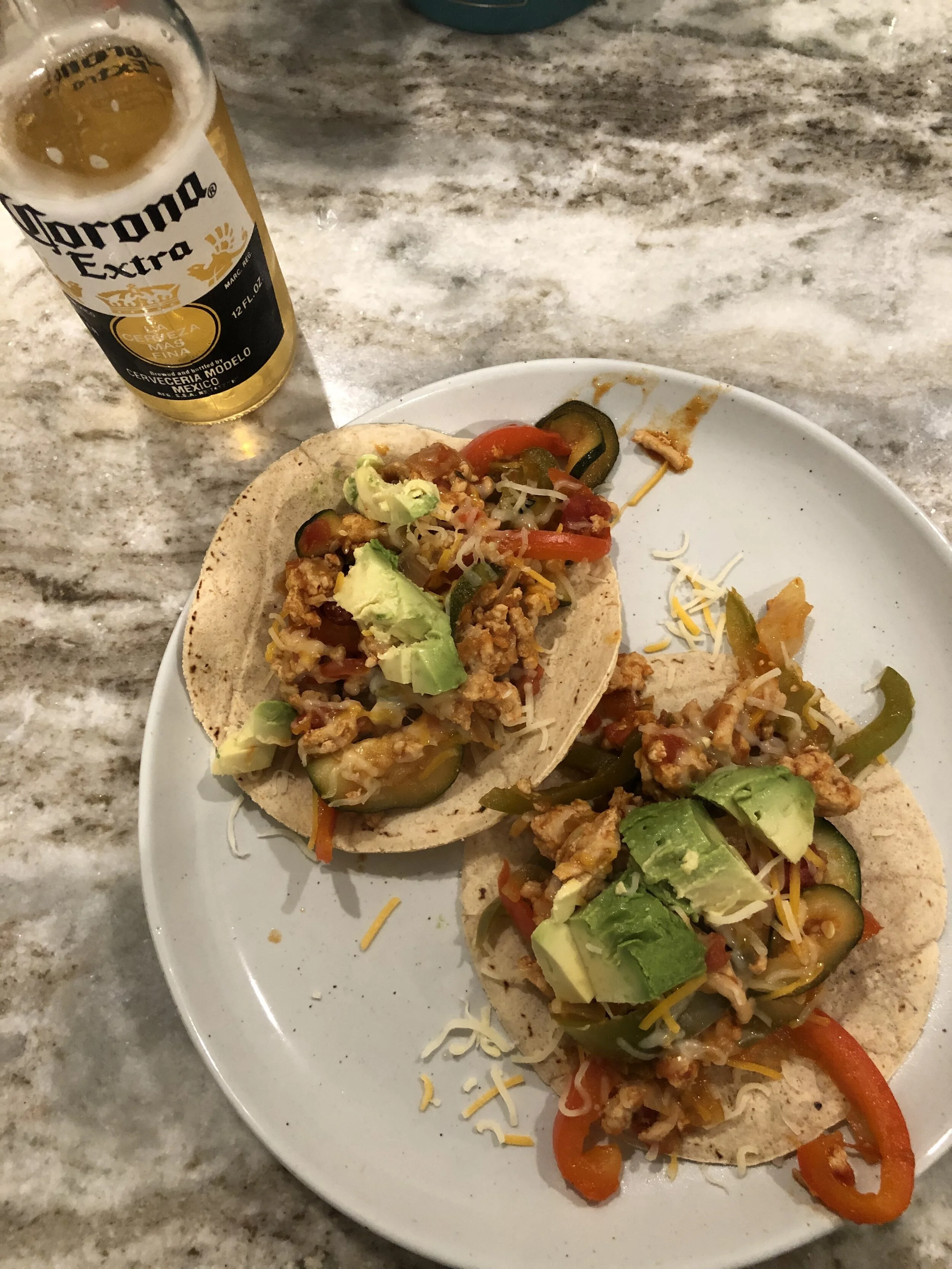 Spicy Ground Chicken Tacos