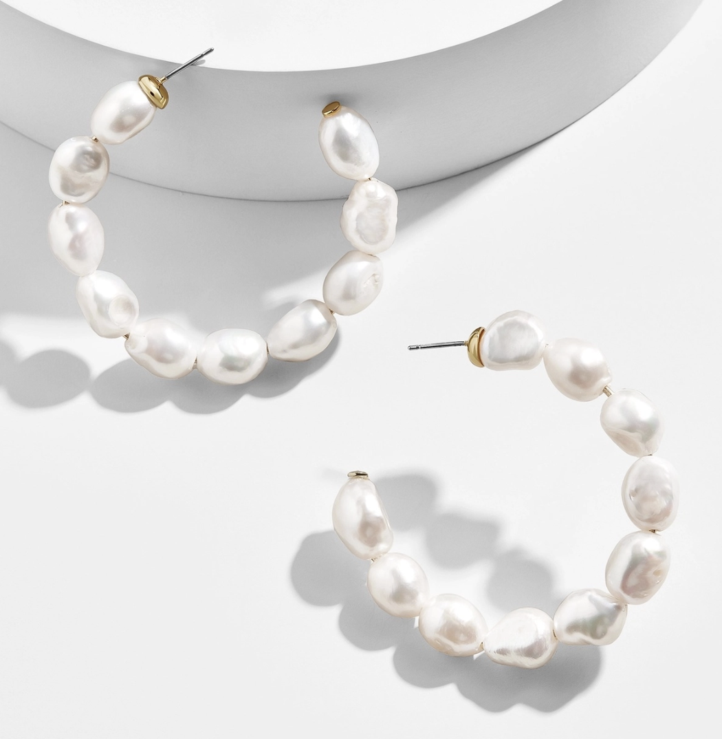 Pearl Hoops