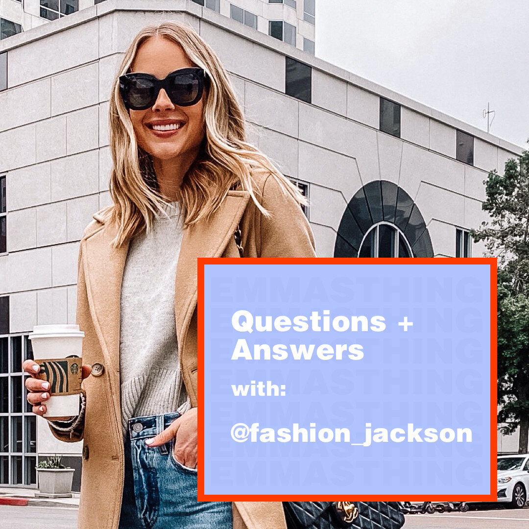 Questions + Answers With @fashion_jackson — emmasthing