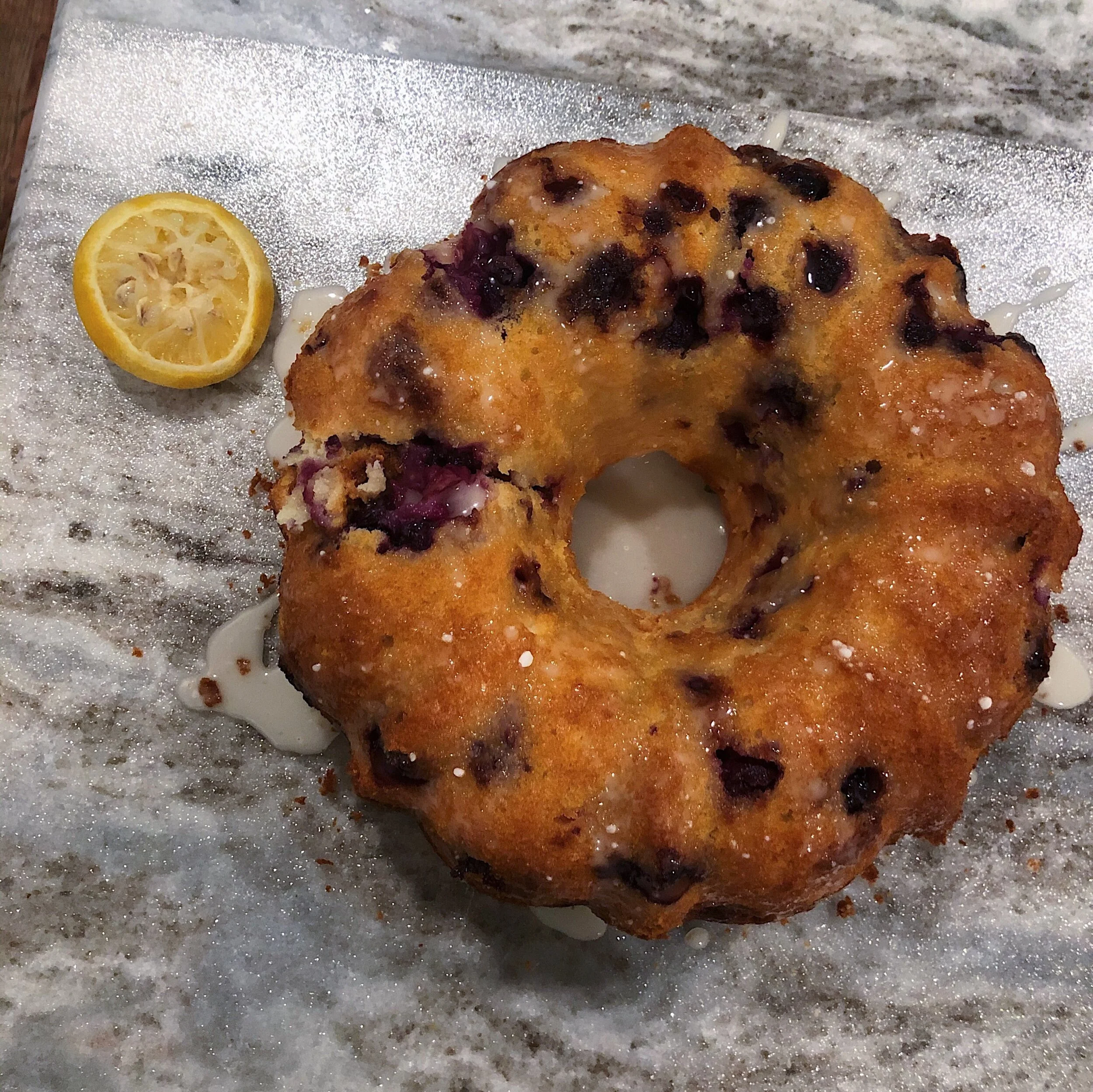 Lemon Blueberry Bundt Cake