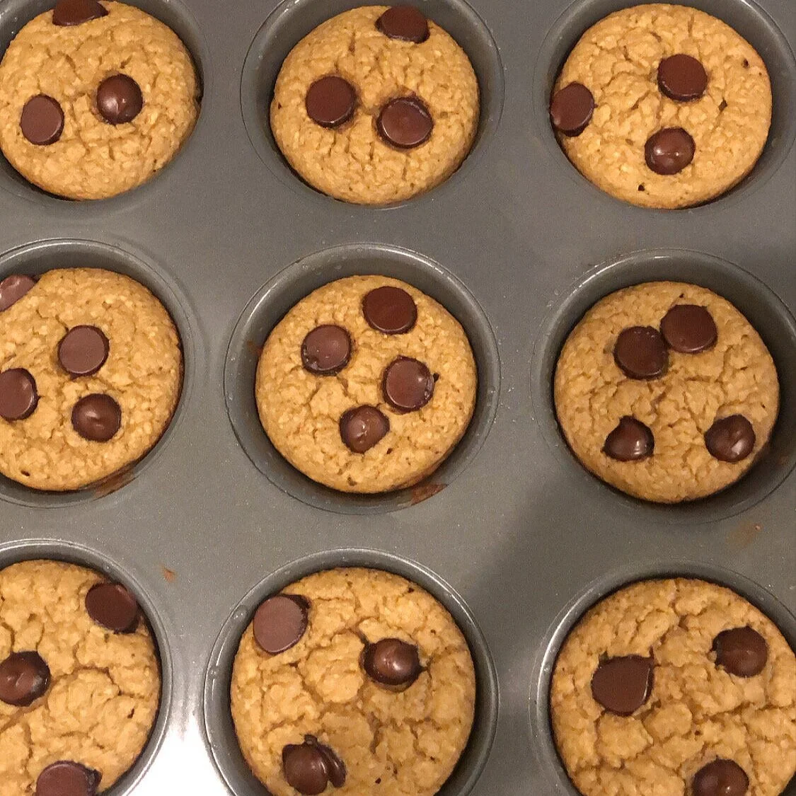 Banana Peanut Butter Protein Muffins