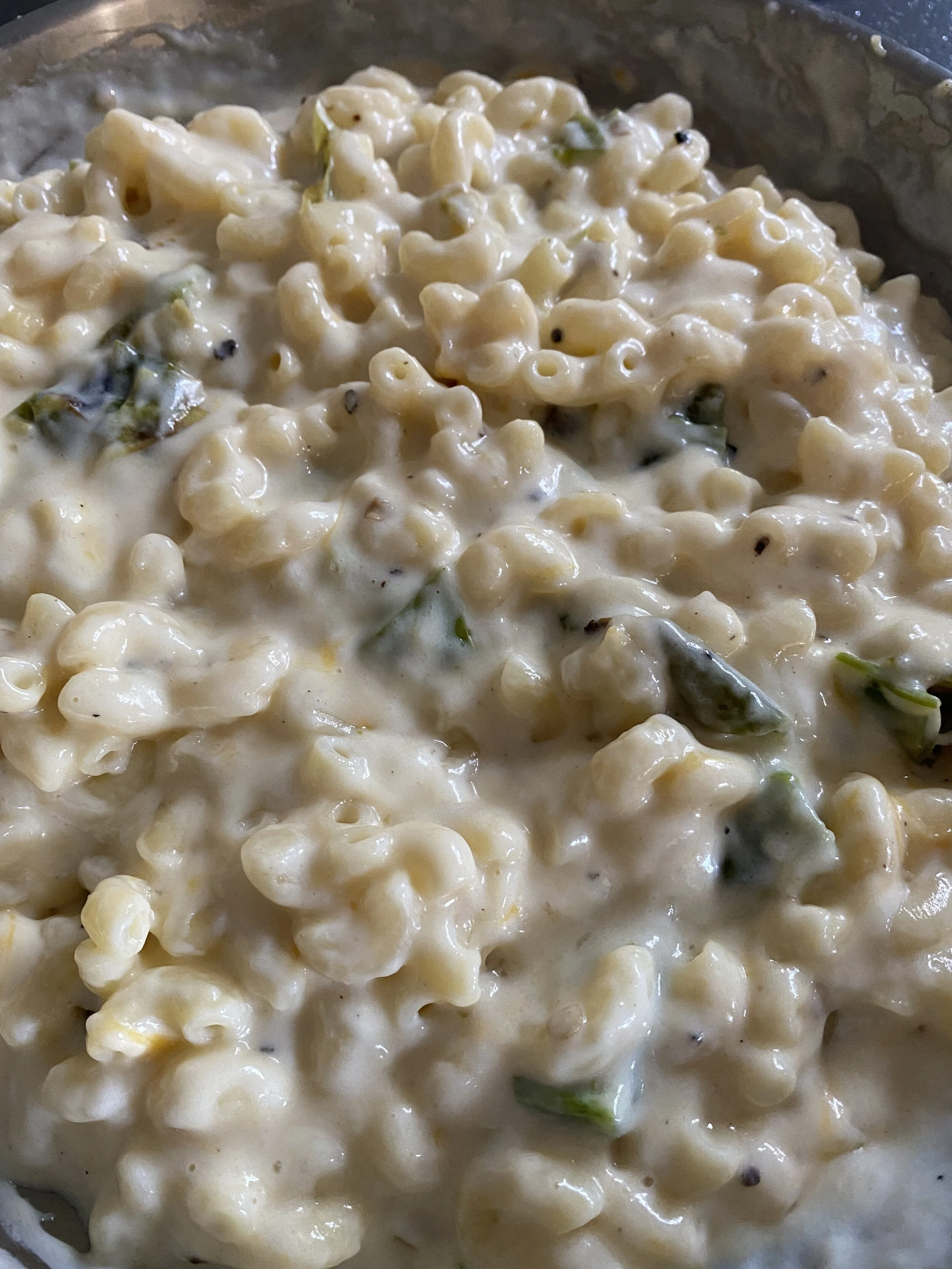 Hatch Green Chile Mac and Cheese