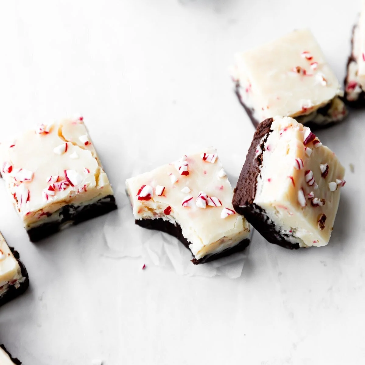 Peppermint Bark Fudge