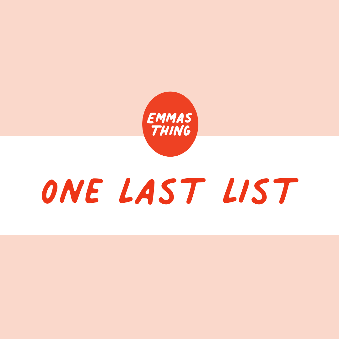 One Last List
