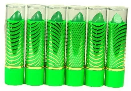 Green/Pink Lipstick