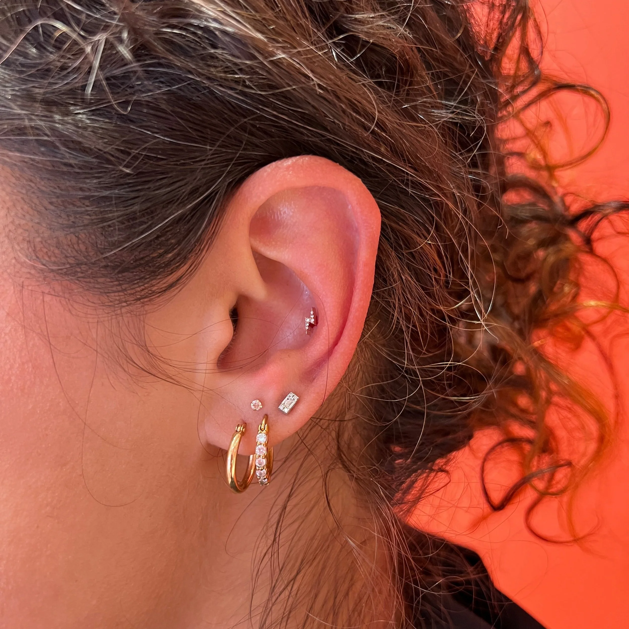 My Current Earring Stack