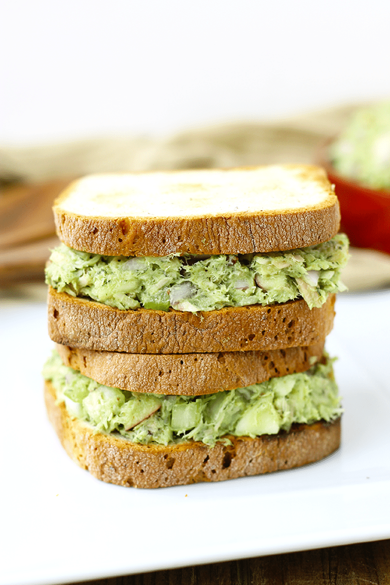 Cilantro Lime Avocado Tuna Salad