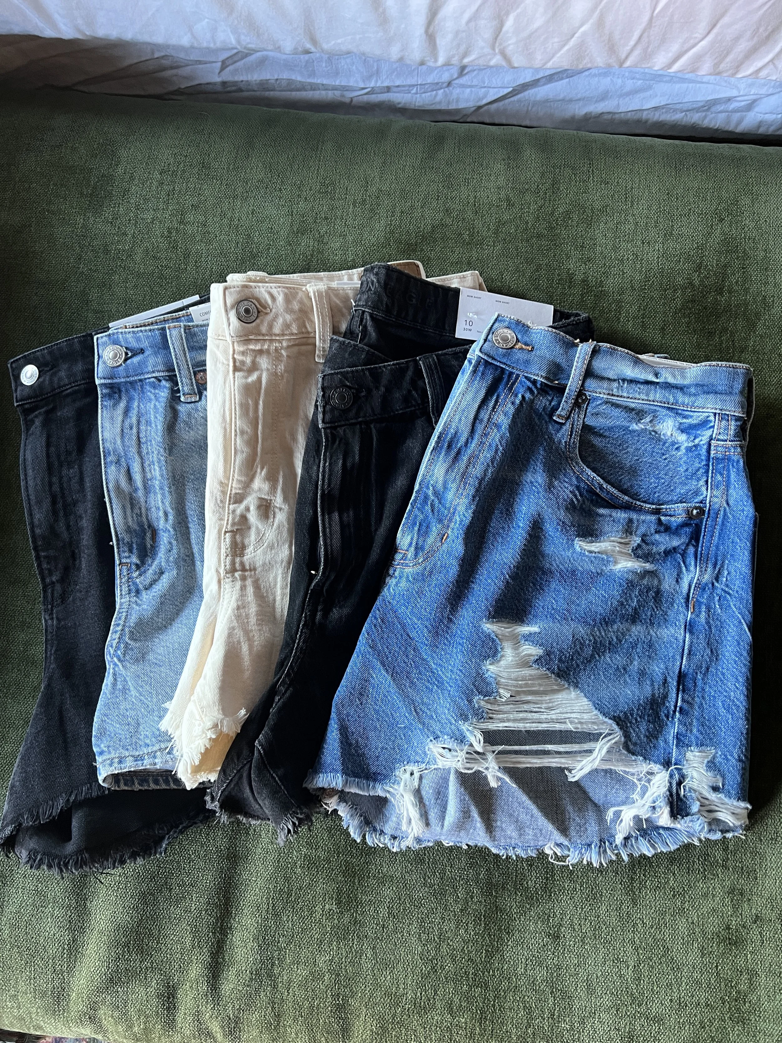American Eagle Jean Shorts Haul
