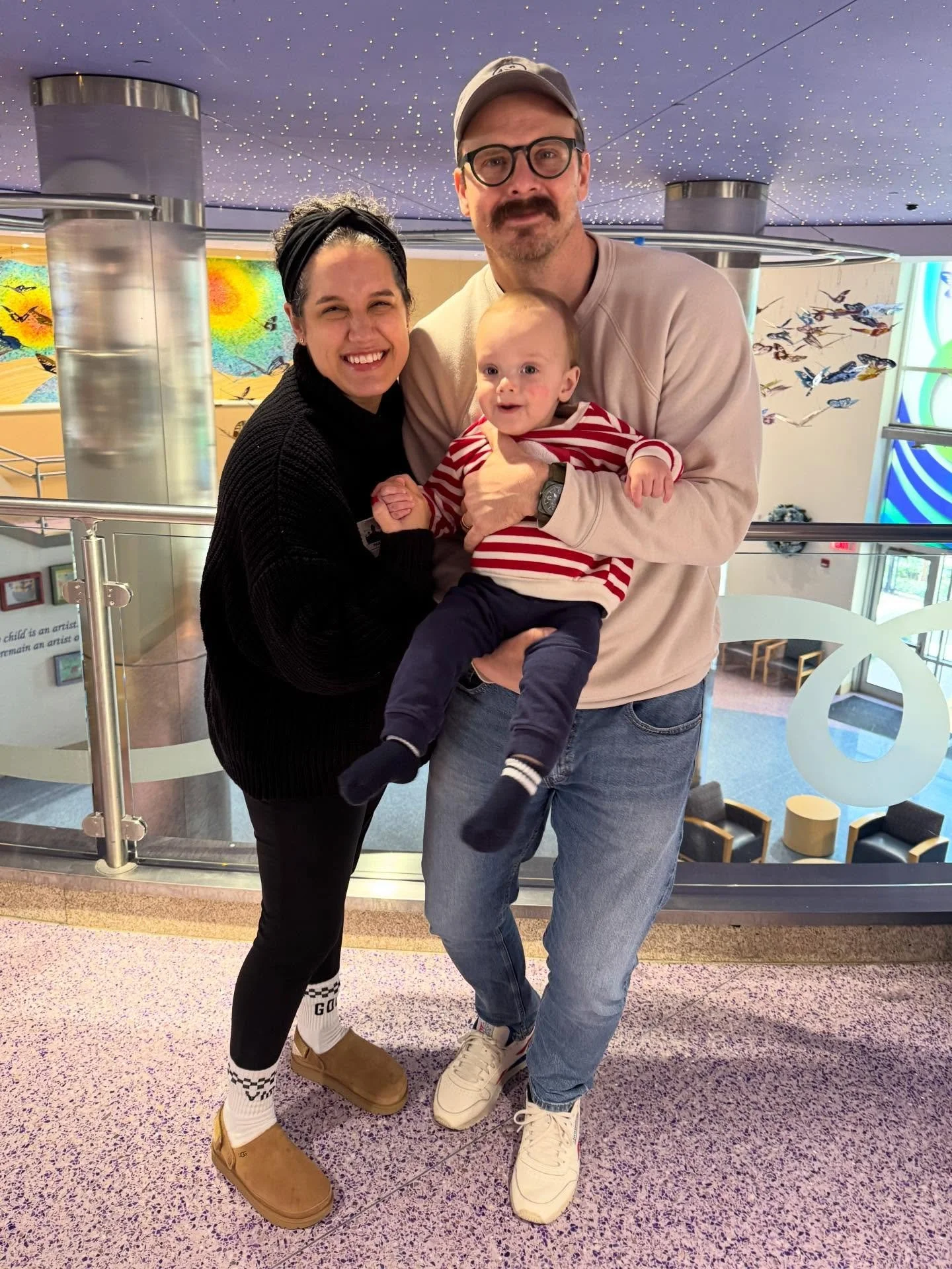 after the longest, hardest 4 days and nights of our lives battling two viruses that made Ziggy very sick and in need of breathing support, we&rsquo;re going home. thank you to everyone who reached out and to the incredible @childrens staff who got us