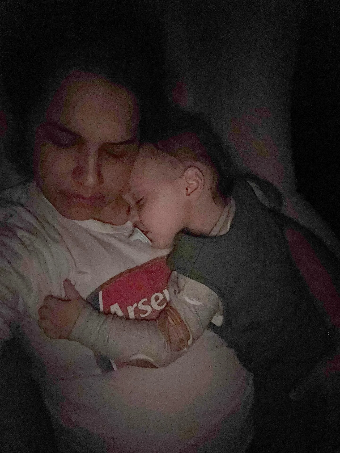 these nights, just us two in your room, in your chair, are numbered. i know not forever, but for a minute while we all adjust to another family member joining our squad. tonight, feeling you so sound asleep on me while your baby brother squirmed happ