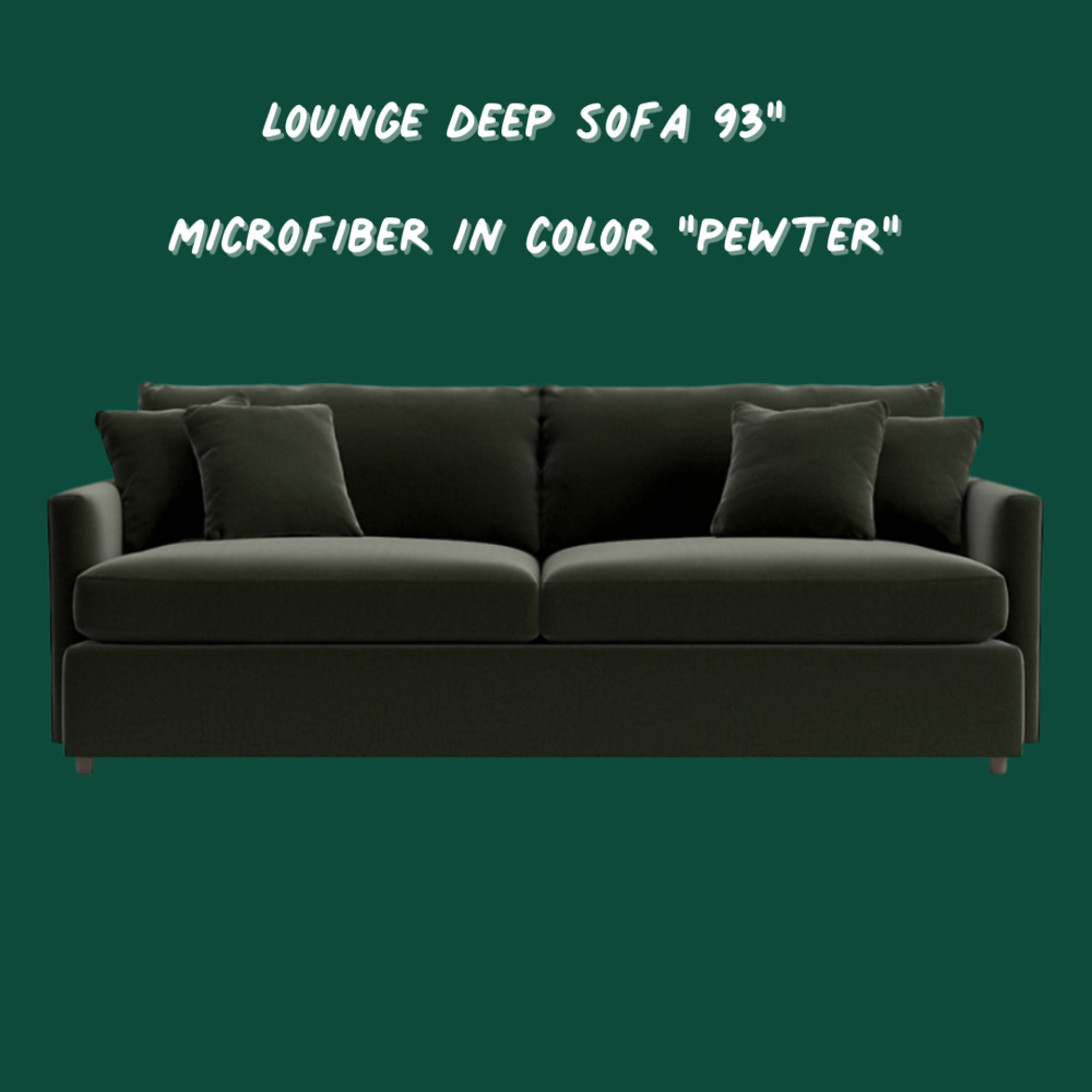 Prohibición Nuevo significado pub The Lounge Deep Sofa 93" Crate and Barrel Sofa (AKA The Perfect Sofa) —  emmasthing