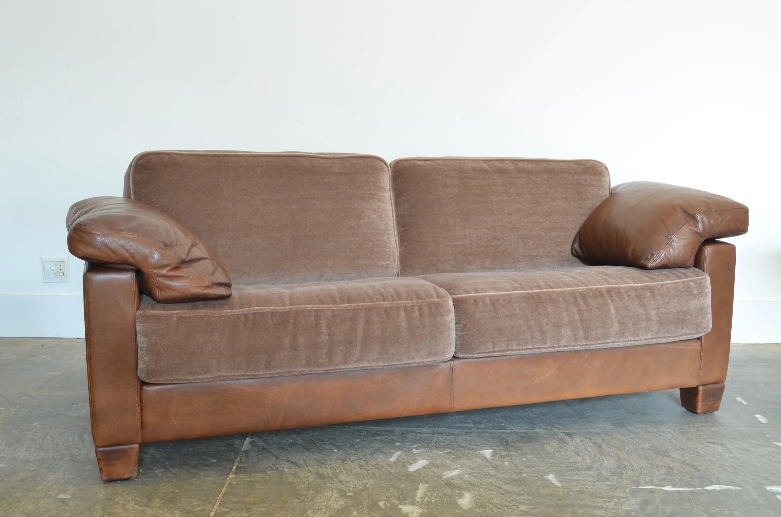 DeSede Leather Two-Seater Sofa