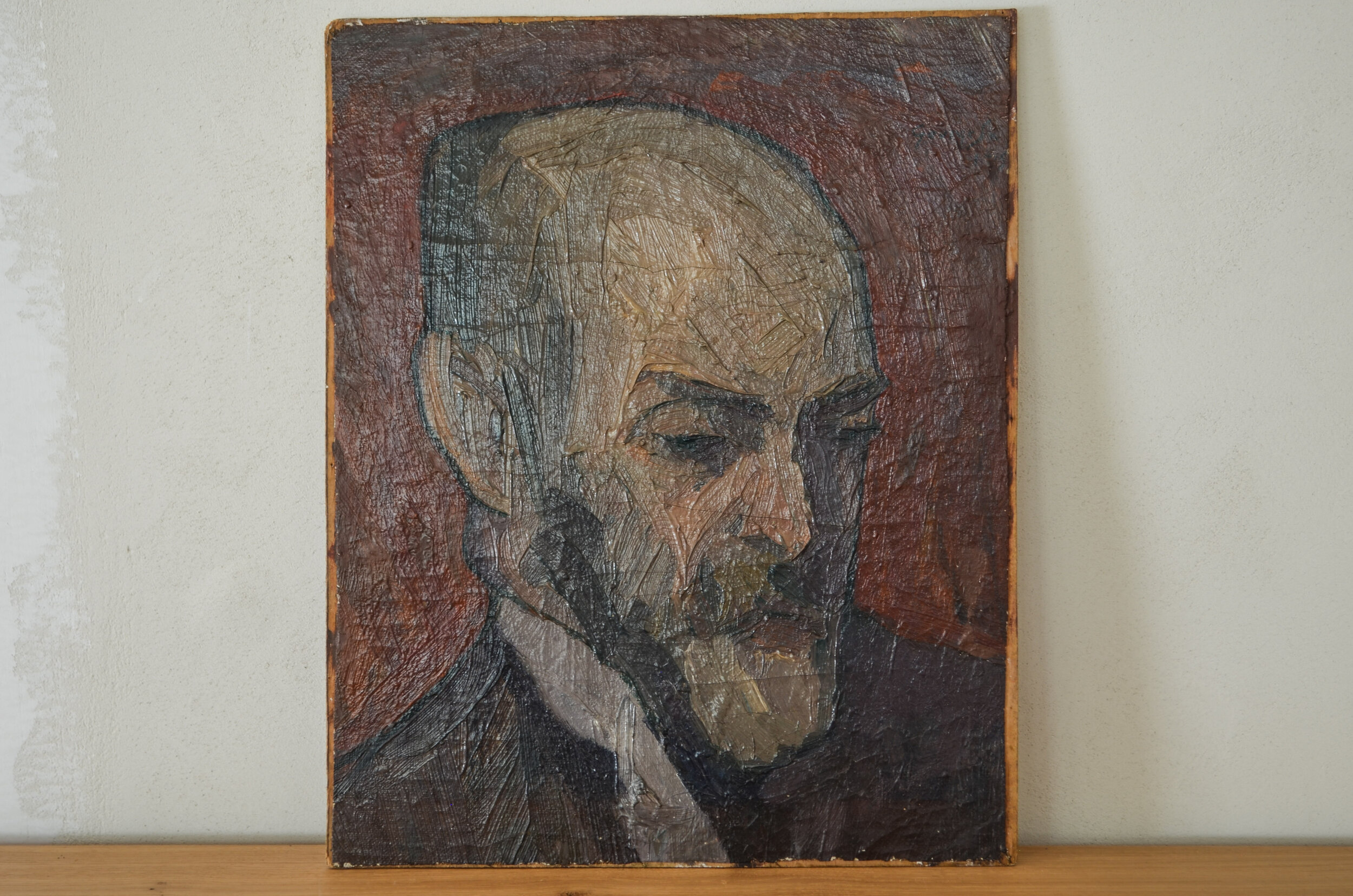 PORTRAIT OF A MAN SIGNED GEORGE SV