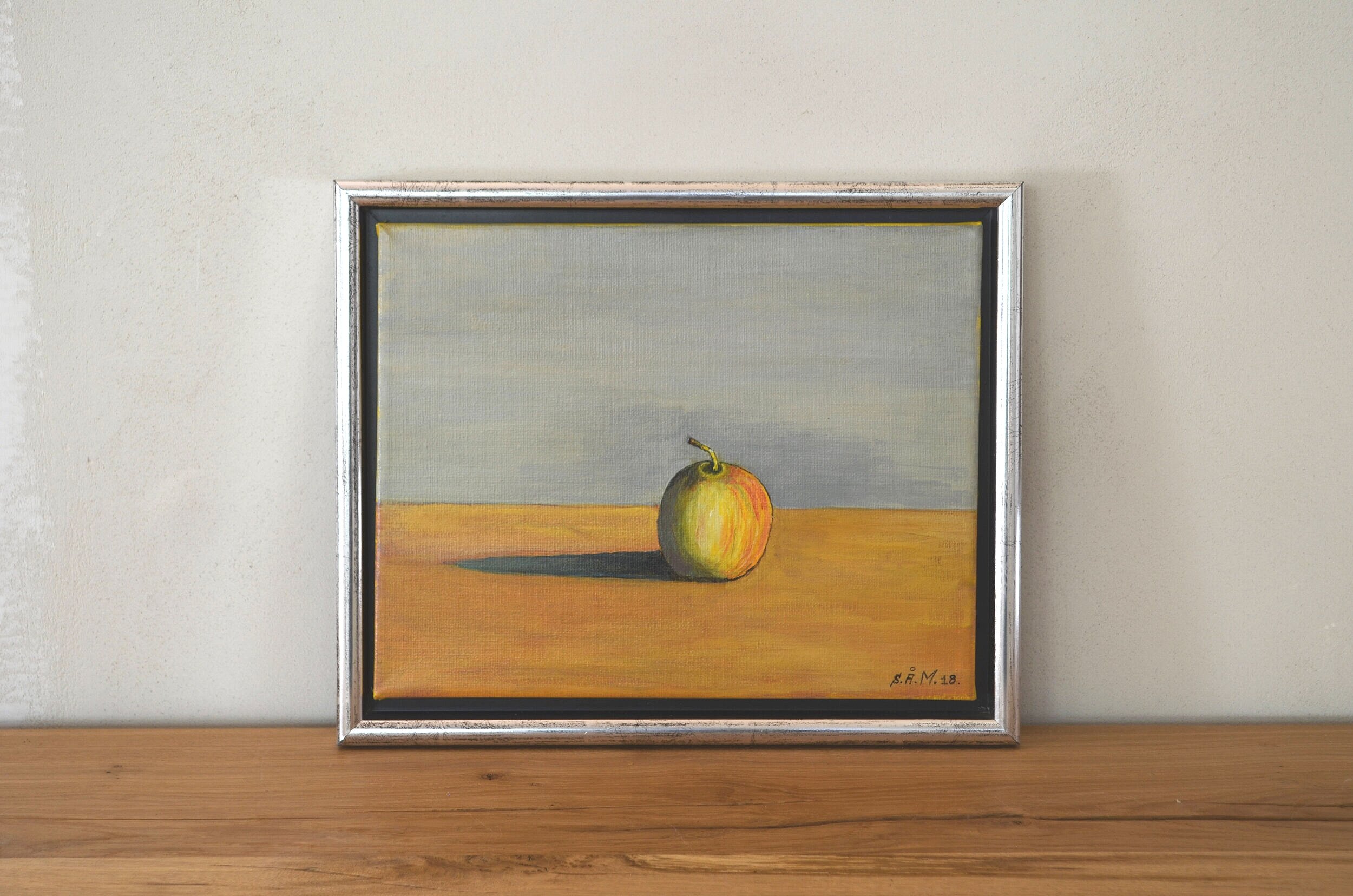 SVEND AAGE MADSEN STILL LIFE PAINTING - APPLE