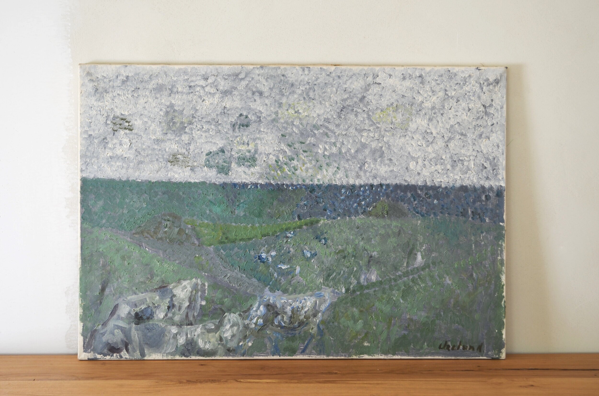 "Gråt Landskab" (Gray Landscape) by Poul Ekelund, 1969
