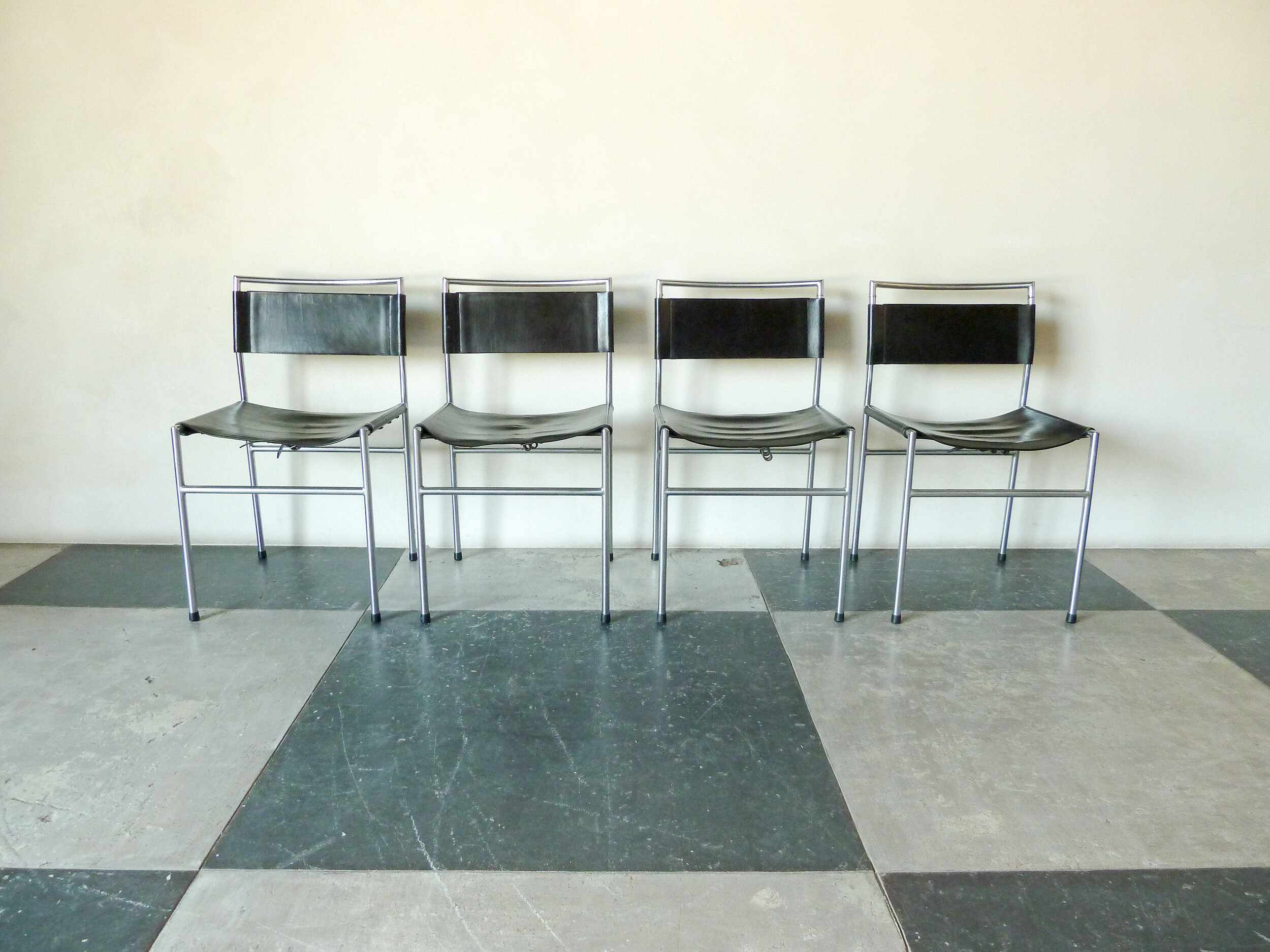 Set of Four Metaform Dining Chairs 