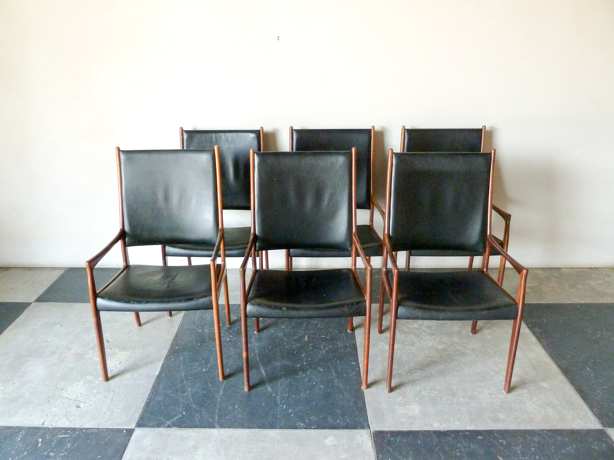 Set of Six Mogens Kold Model 'MK 172' Dining Chairs