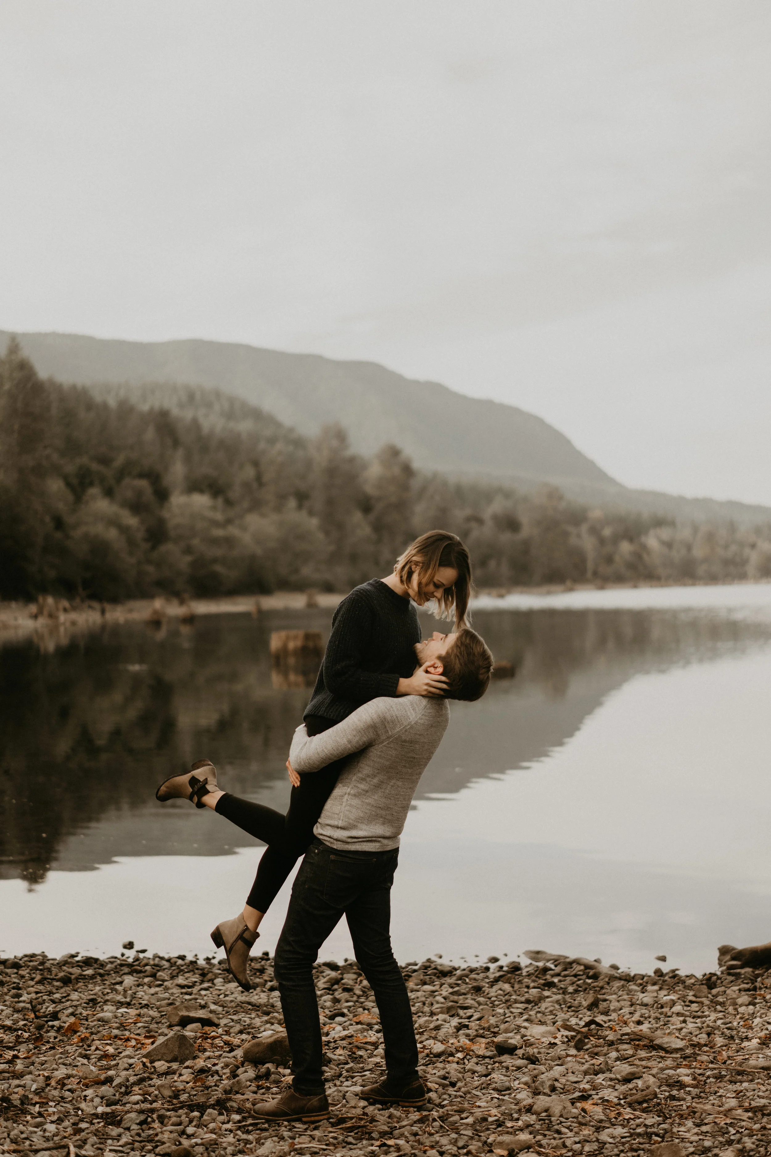 Anniversary photos by rattlesnake lake