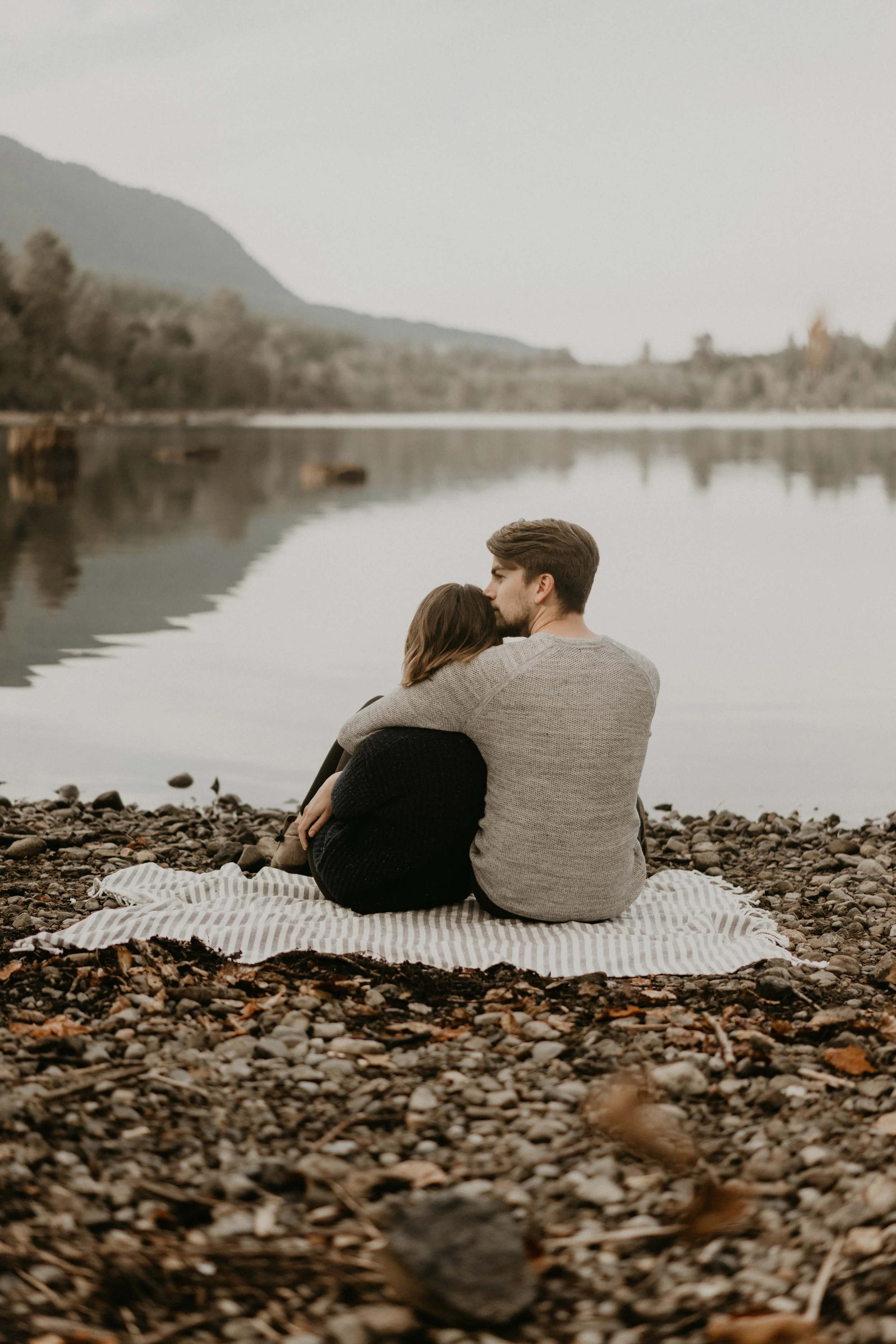 Anniversary photos by rattlesnake lake