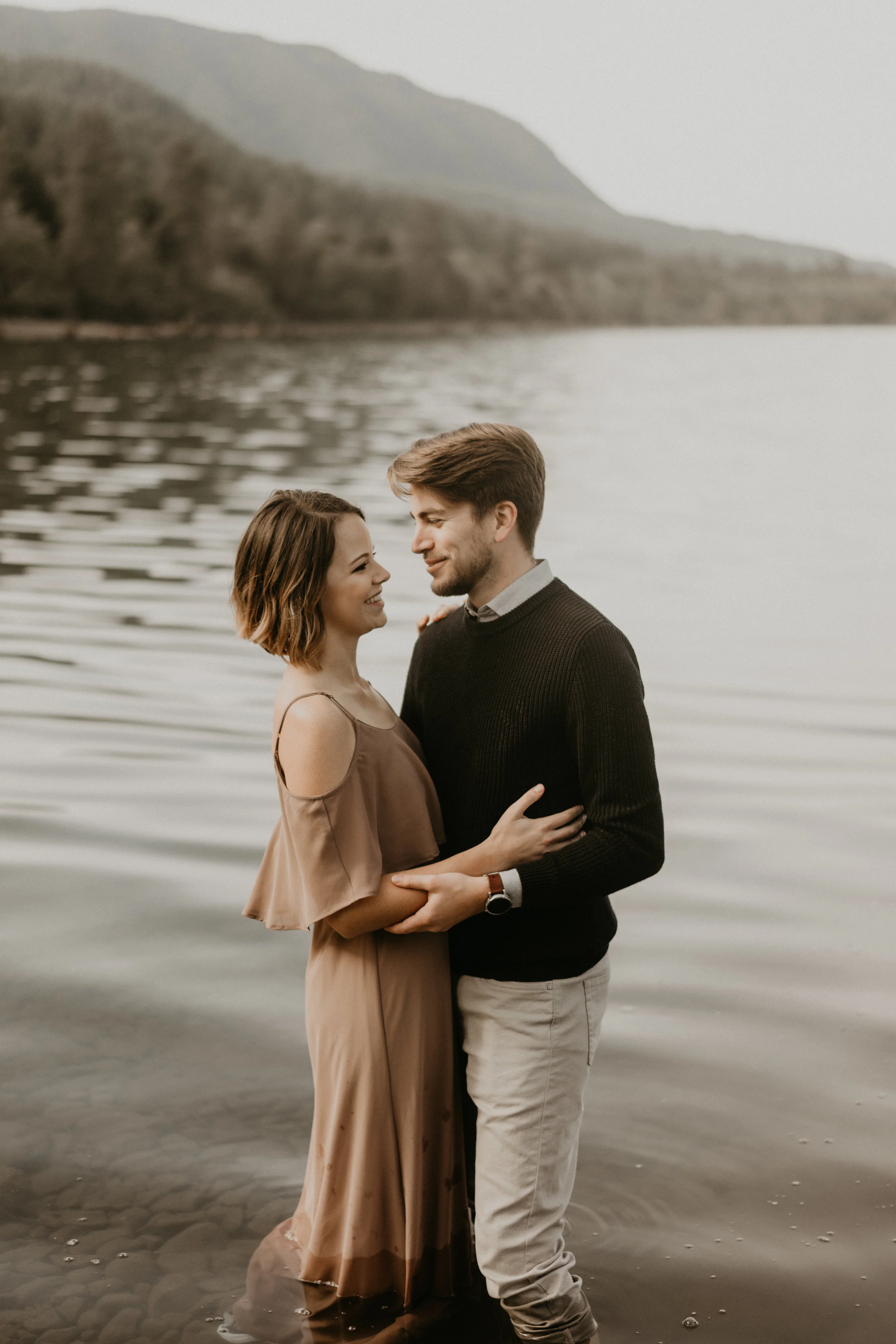 Anniversary photos by rattlesnake lake