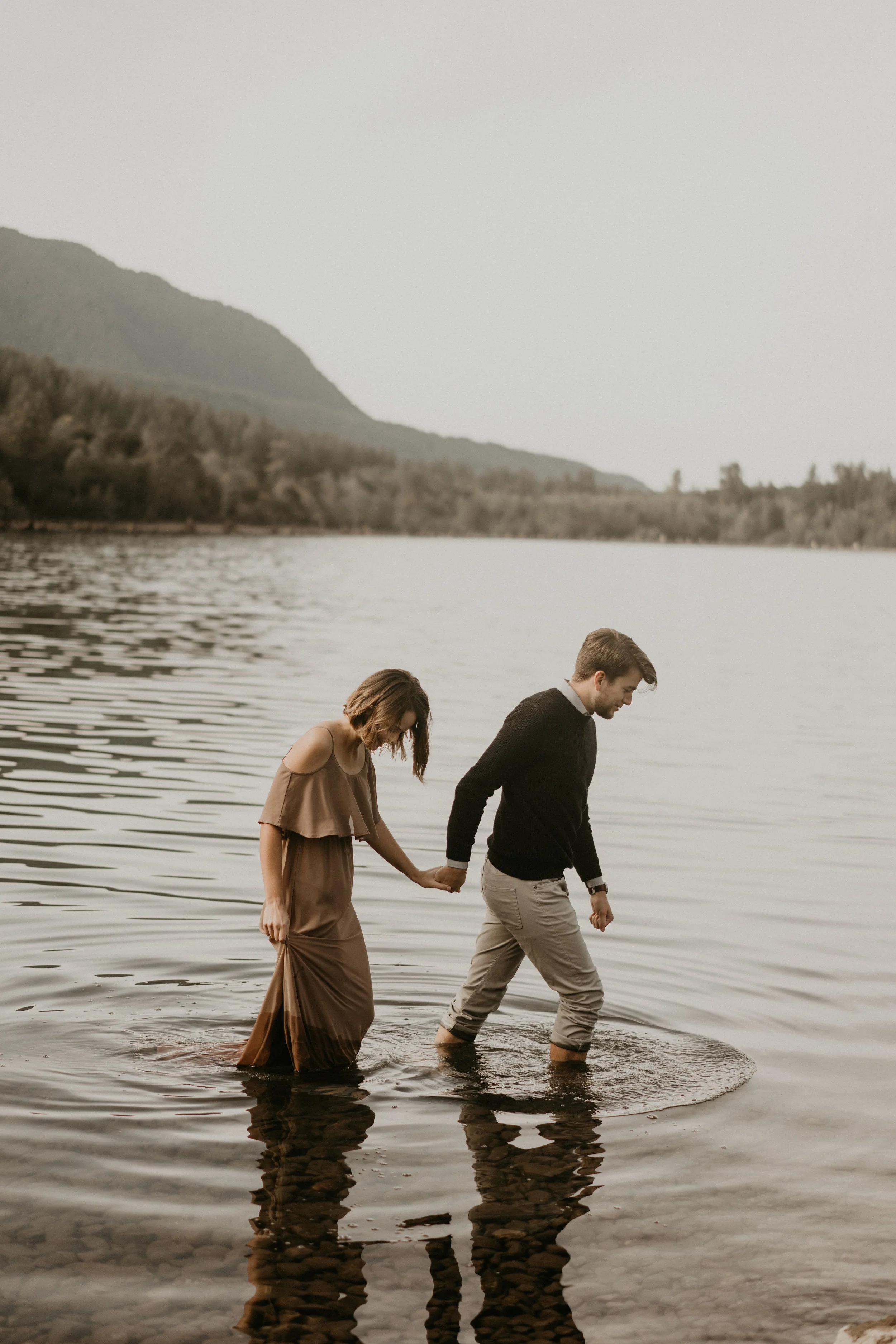 Anniversary photos by rattlesnake lake