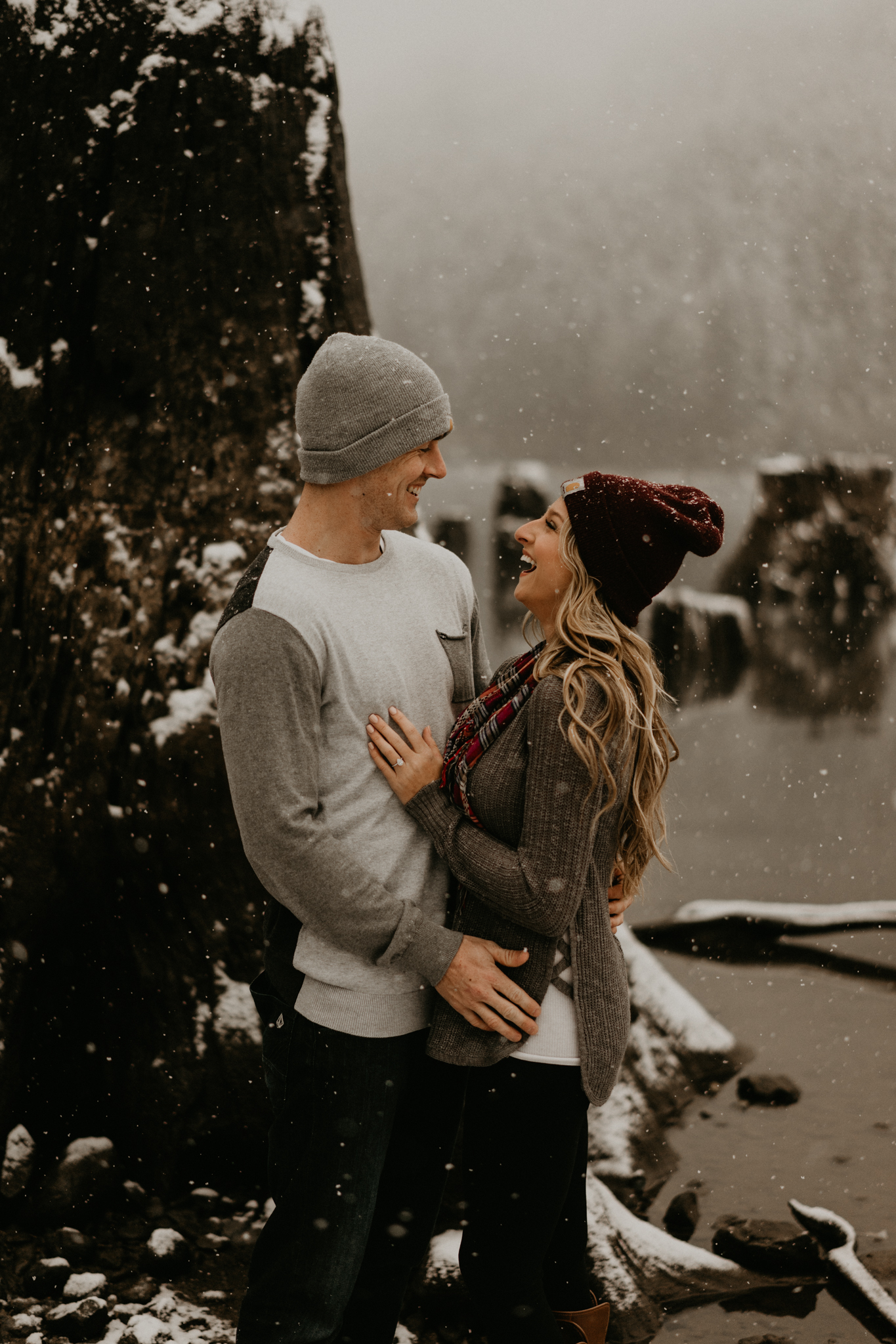 Engagement Snow Rattlesnake Lake