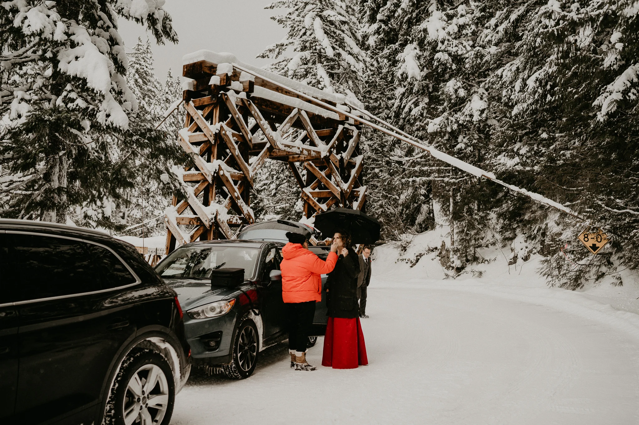 Ann Timss make up artist mount rainier elopement