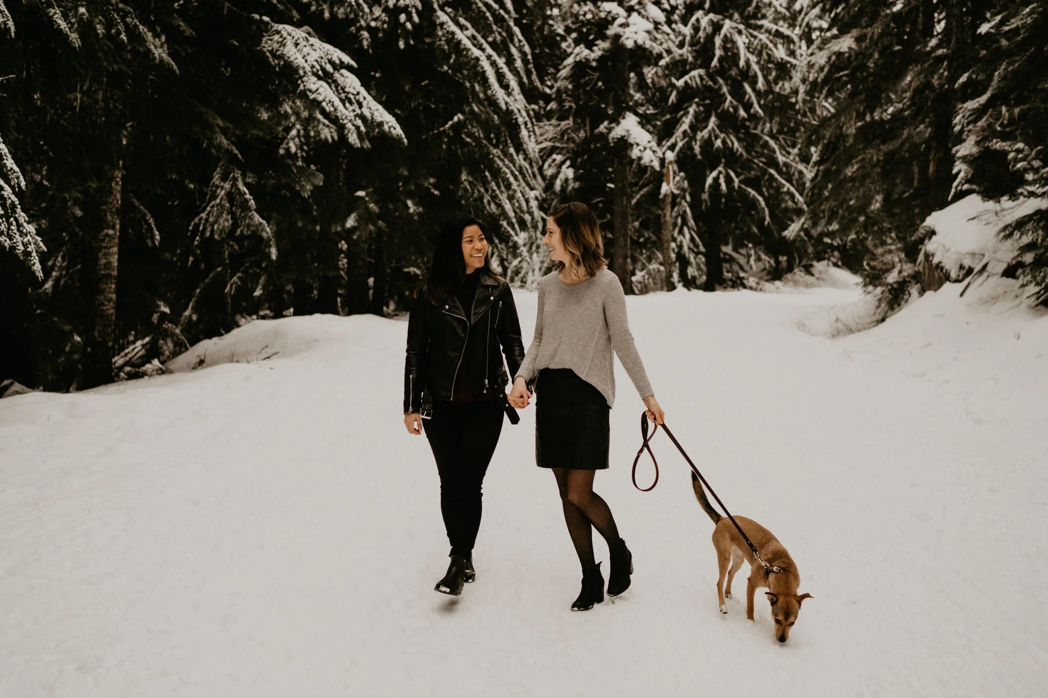 Seattle Tacoma Snoquamie Falls Pass Gold Creek Pond Lake LGBT Gay Lesbian Same Sex Wedding Elopement Engagement Washington Oregon