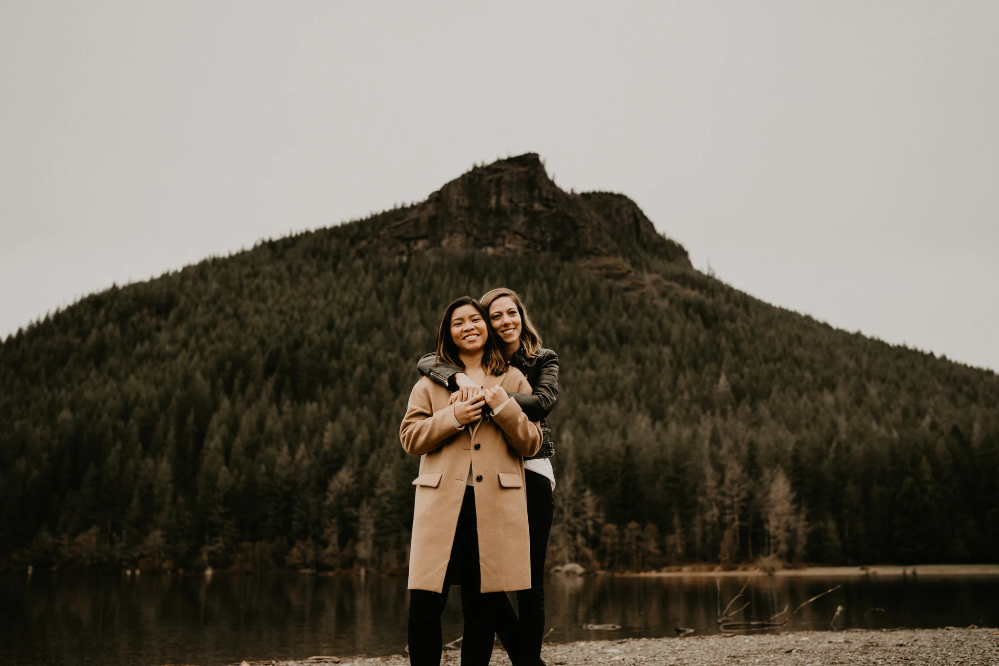 Snoqualmie Pass Seattle Tacoma Washington Portland Oregon Engagement Elopement Wedding Photographer Snow Gold Creek Pond Lake Rattlesnake Hiking Trail Ledge-10.jpg