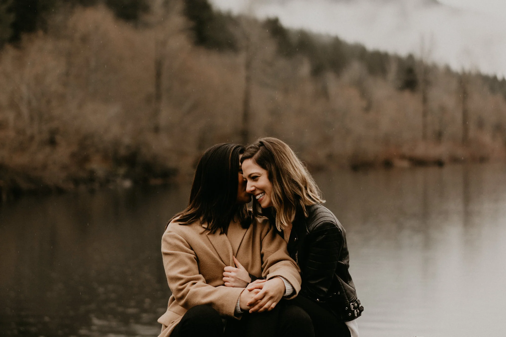 Snoqualmie Pass Seattle Tacoma Washington Portland Oregon Engagement Elopement Wedding Photographer Snow Gold Creek Pond Lake Rattlesnake Hiking Trail Ledge-15.jpg