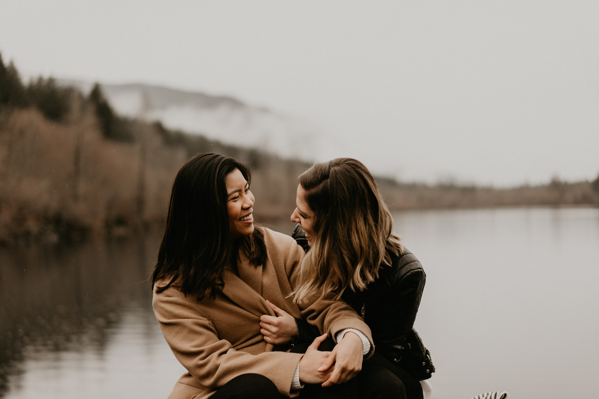 Snoqualmie Pass Seattle Tacoma Washington Portland Oregon Engagement Elopement Wedding Photographer Snow Gold Creek Pond Lake Rattlesnake Hiking Trail Ledge-16.jpg