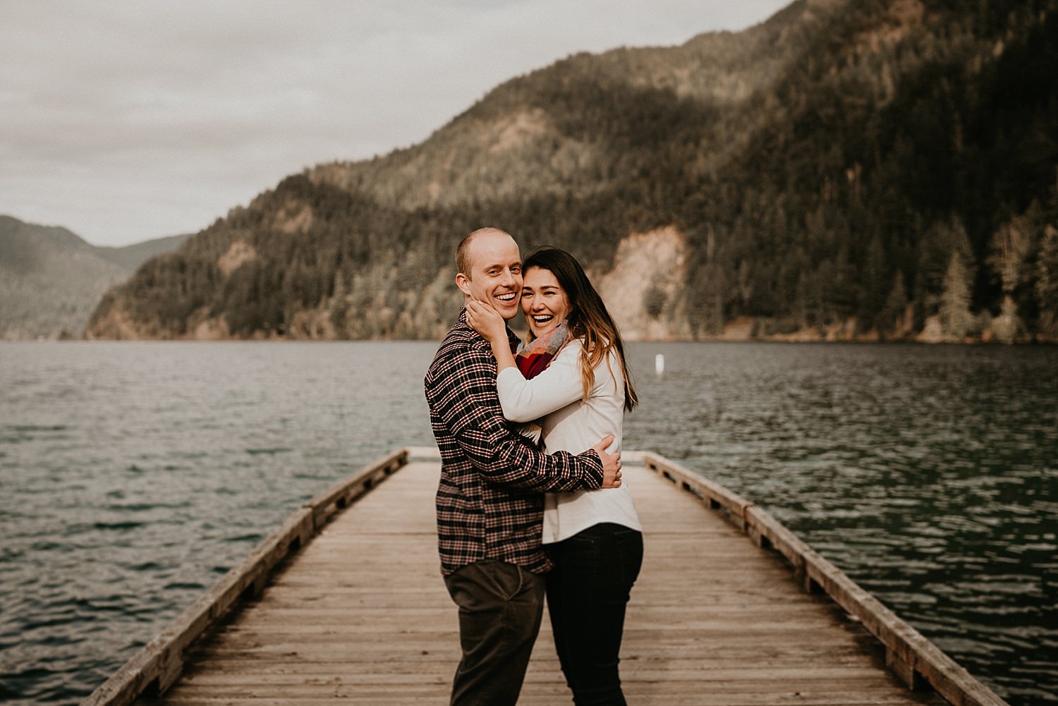 Mount Storm King Lake Crescent Wedding and Engagement Photographer