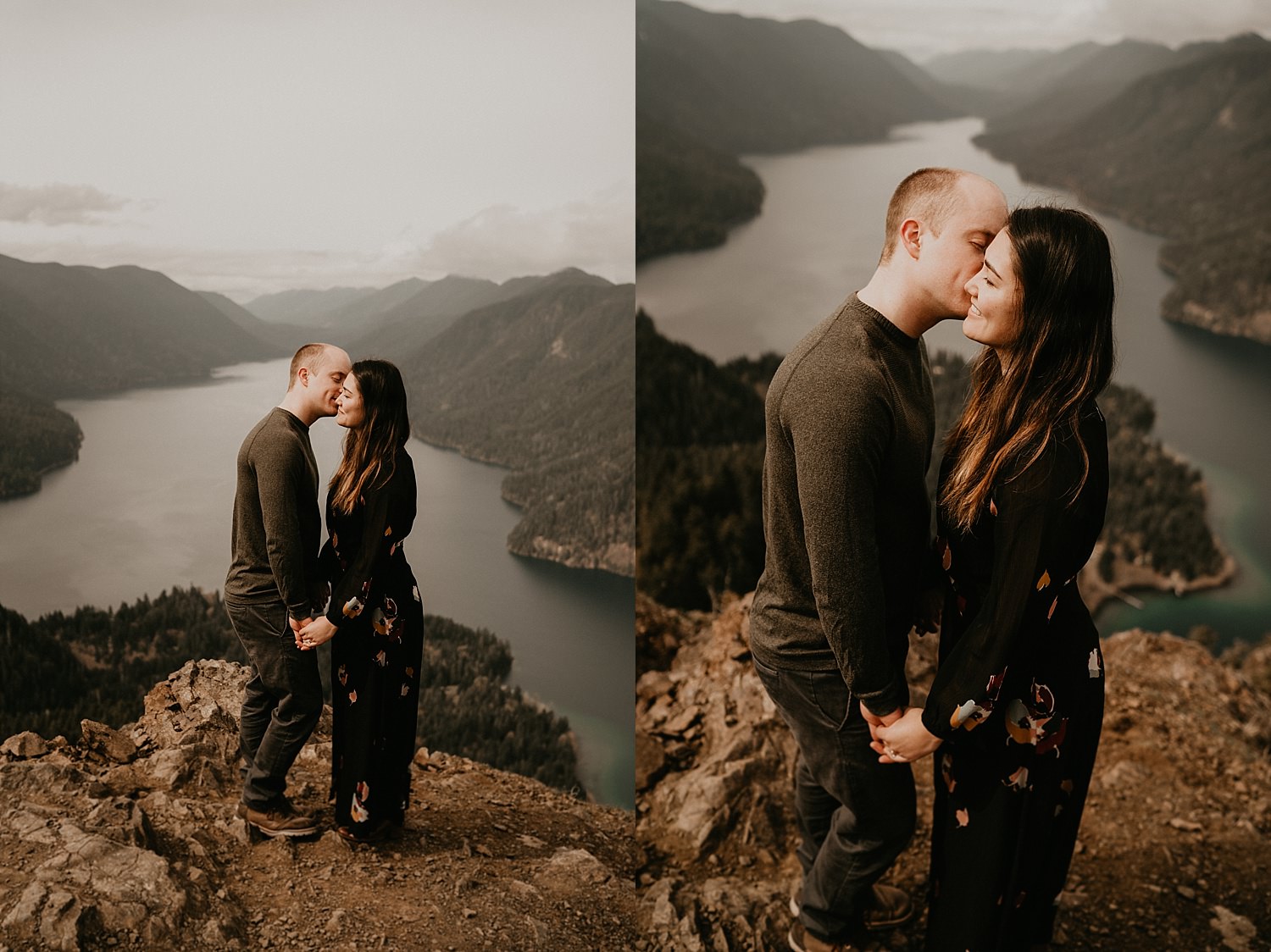 Mount Storm King Engagement Photos