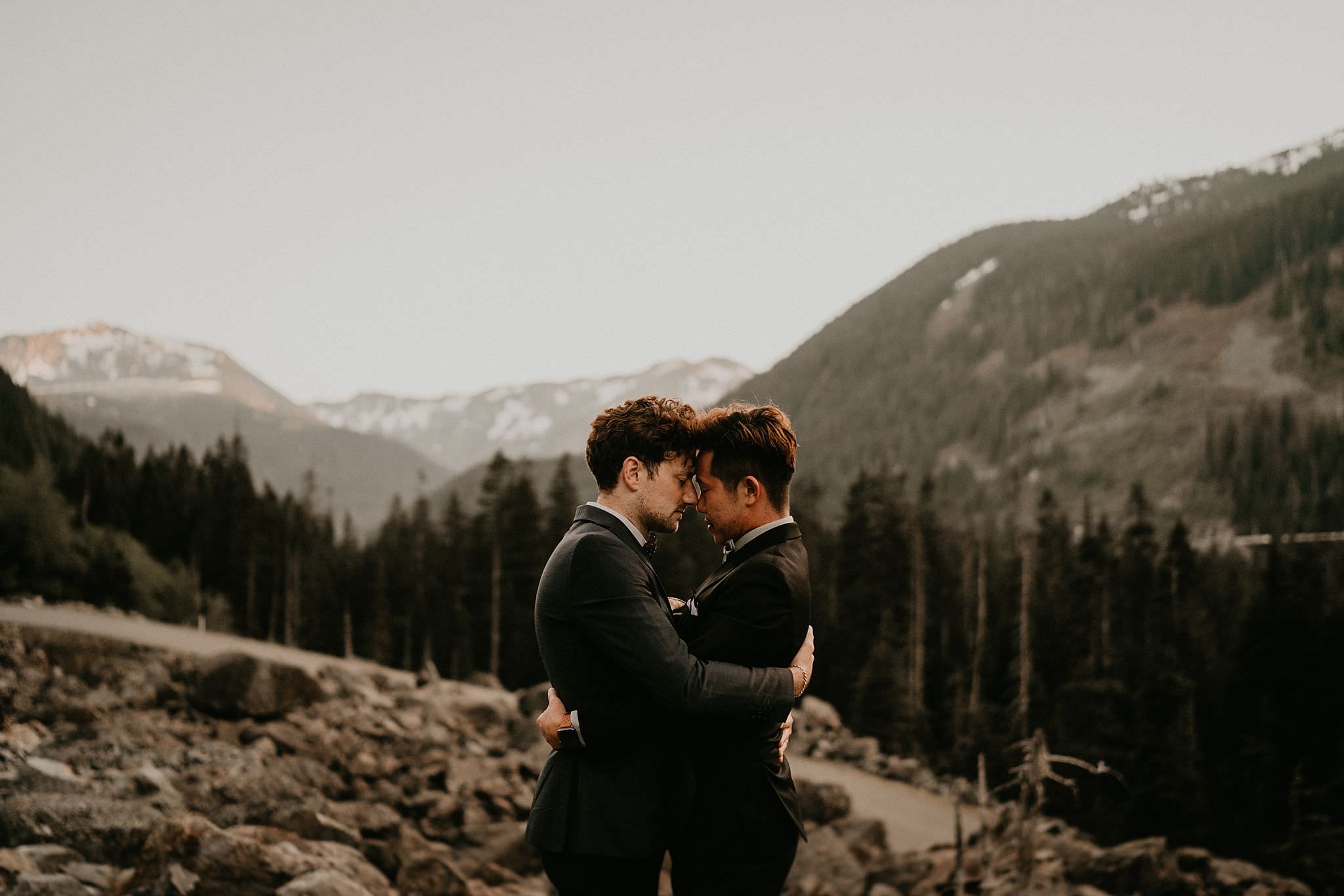 Rattlesnake Ledge Same Sex Elopement