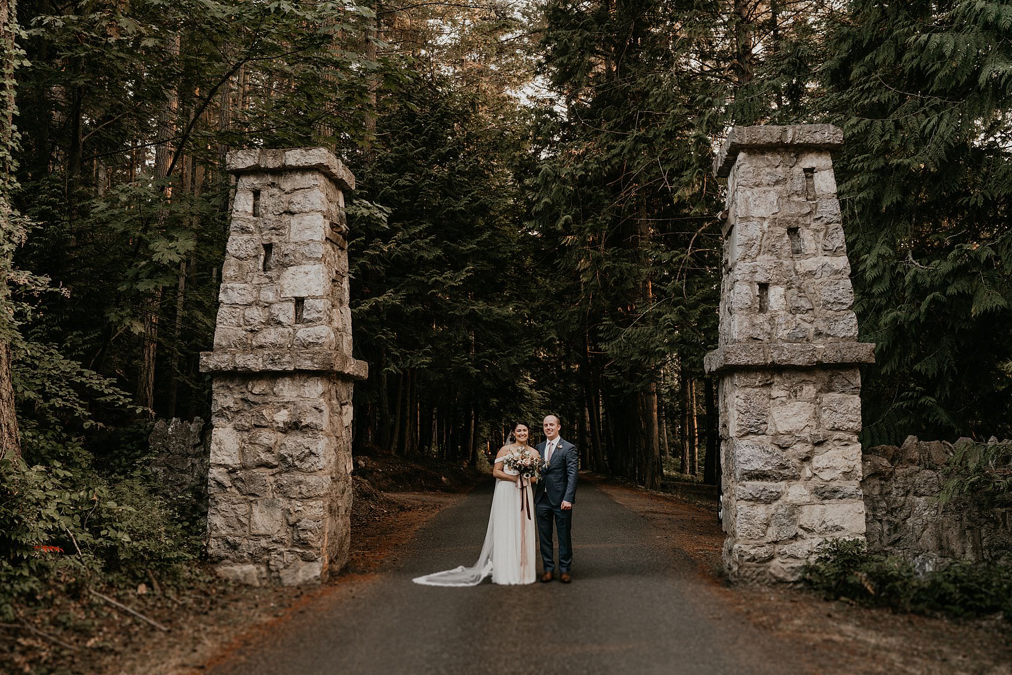 Twilight wedding Pacific Northwest Seattle Washington Roche Harbor 